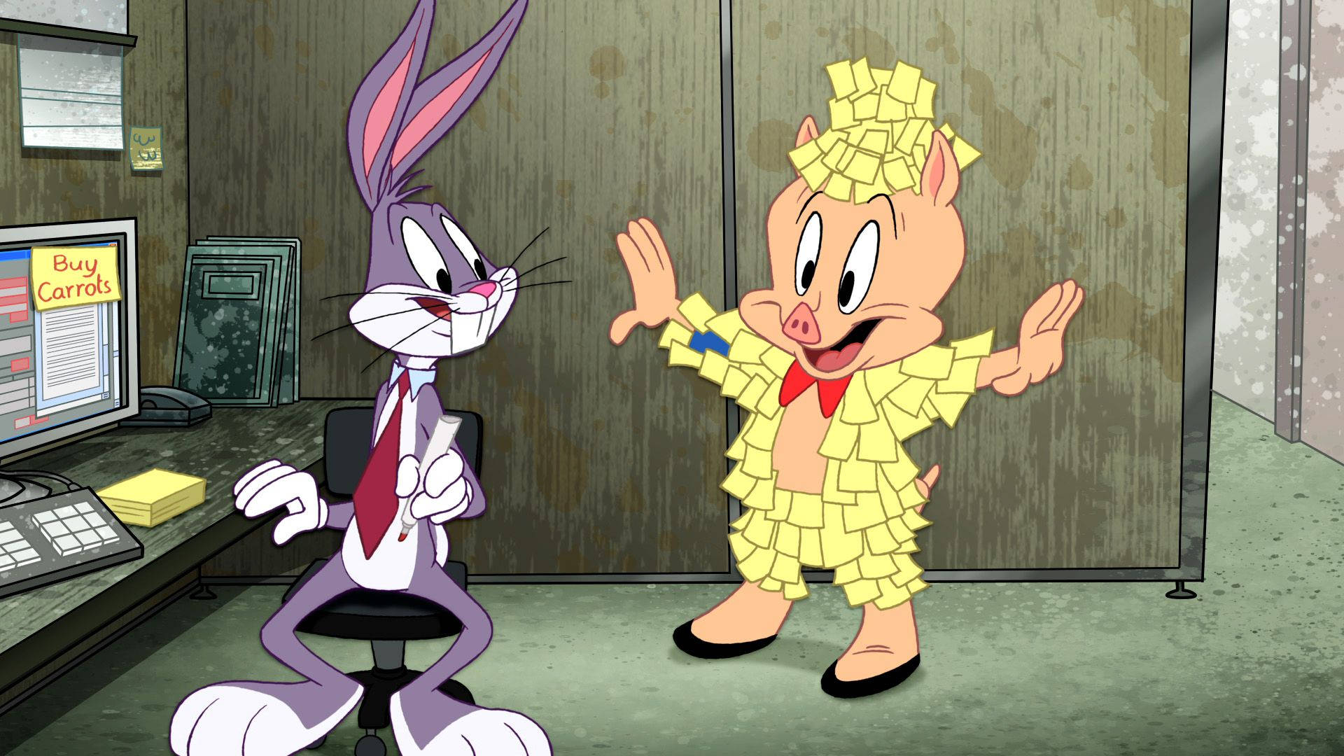 Porky Pig And Bugs Bunny Background