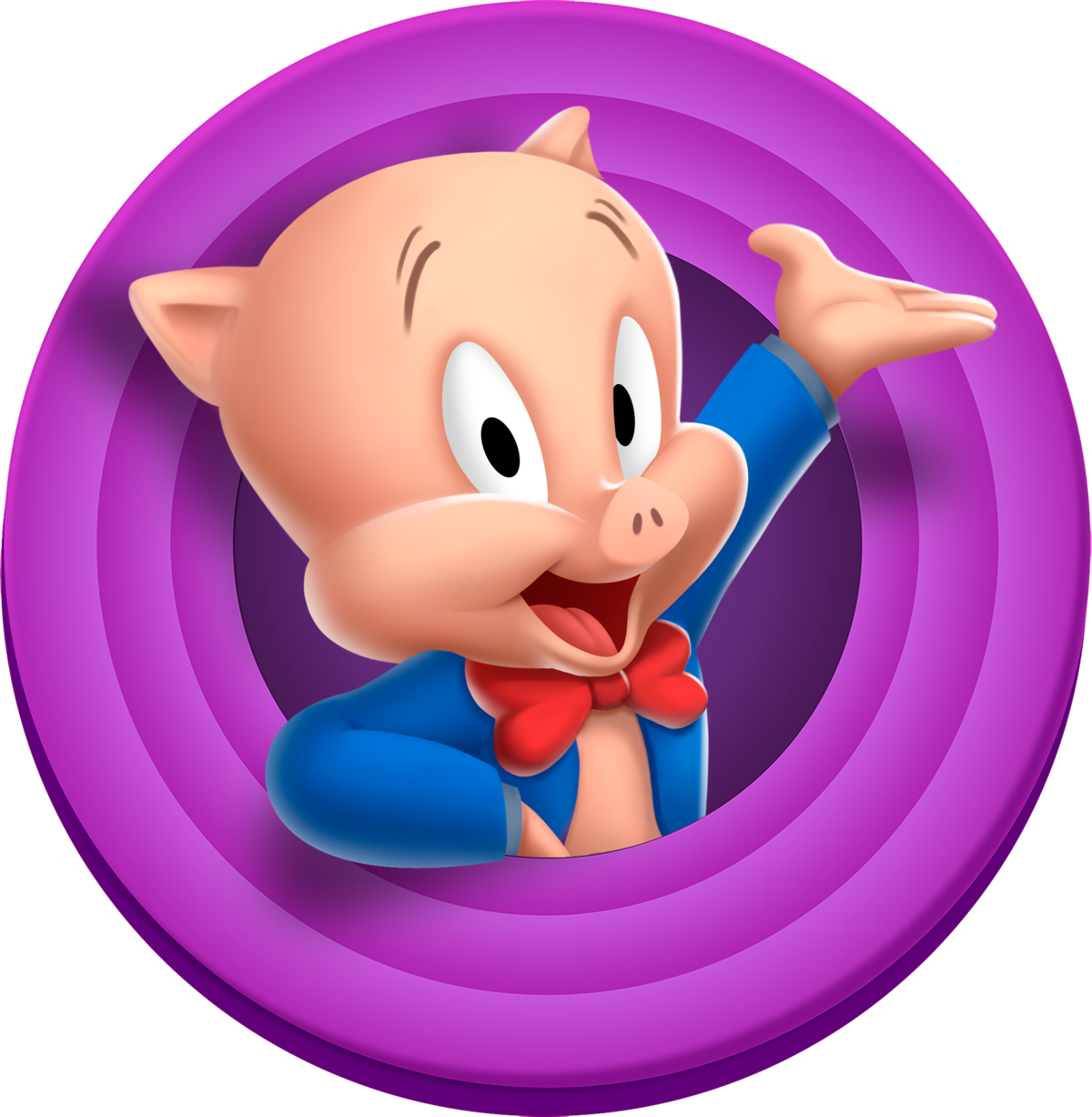 Porky Pig Looney Tunes Character PNG