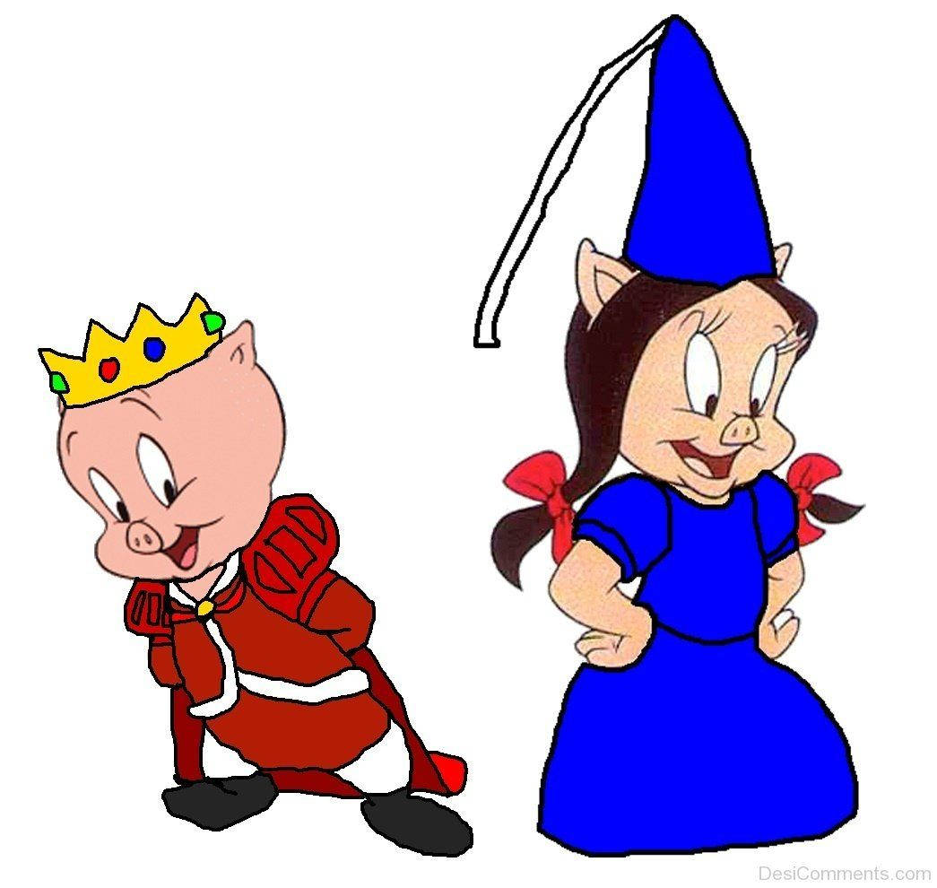 Porky Pig And Petunia Pig Picture
