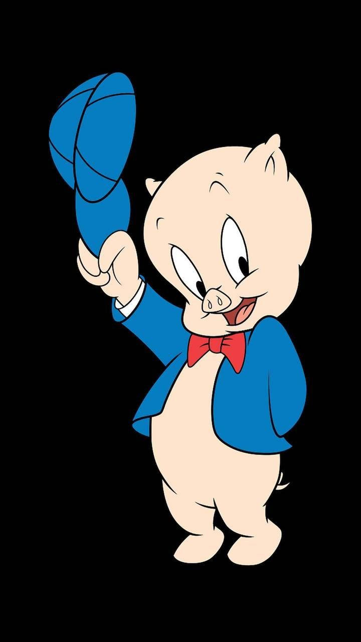 Porky Pig In Black Aesthetic Picture