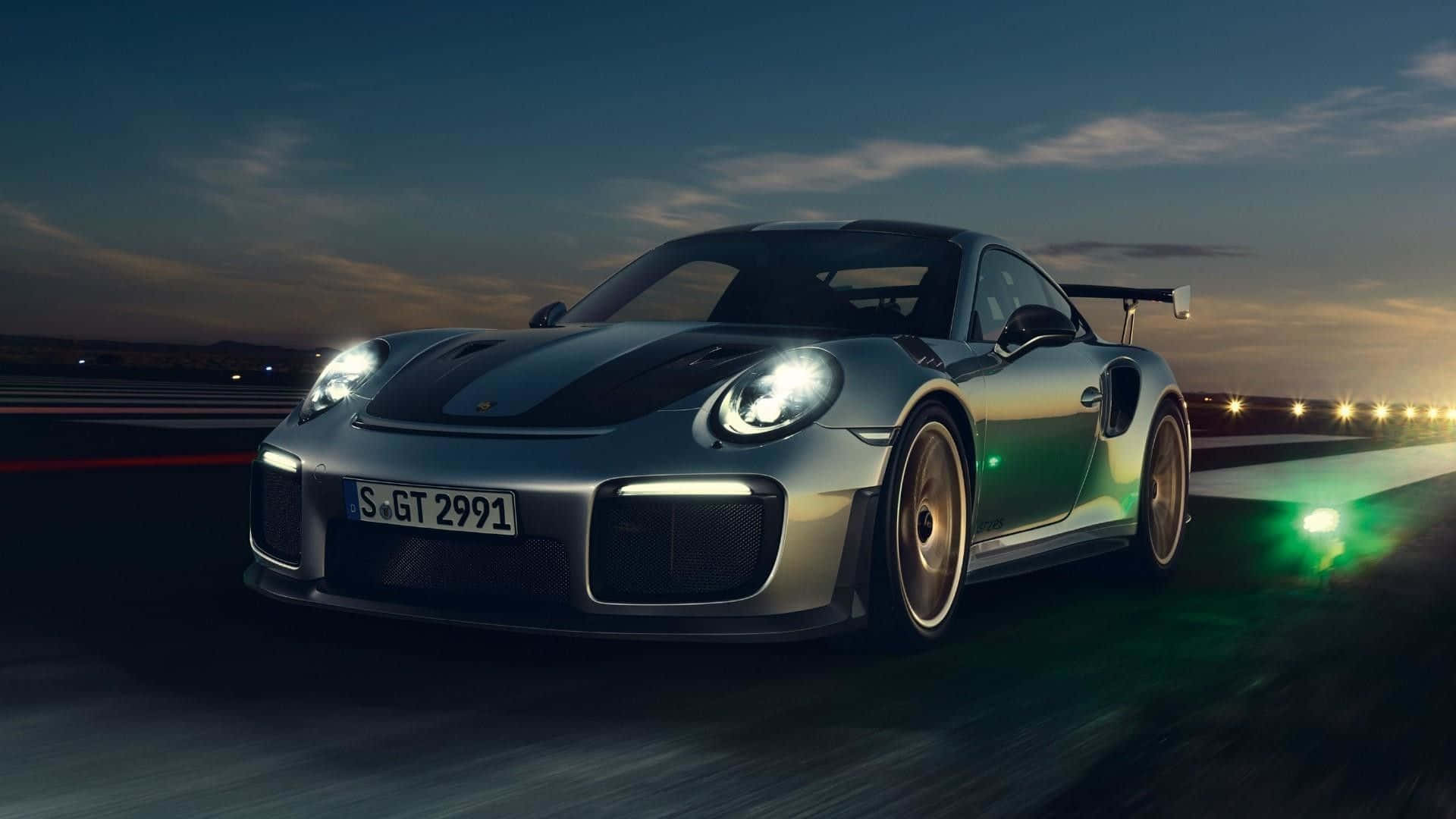Sleek Porsche 911 on the Prowling Streets