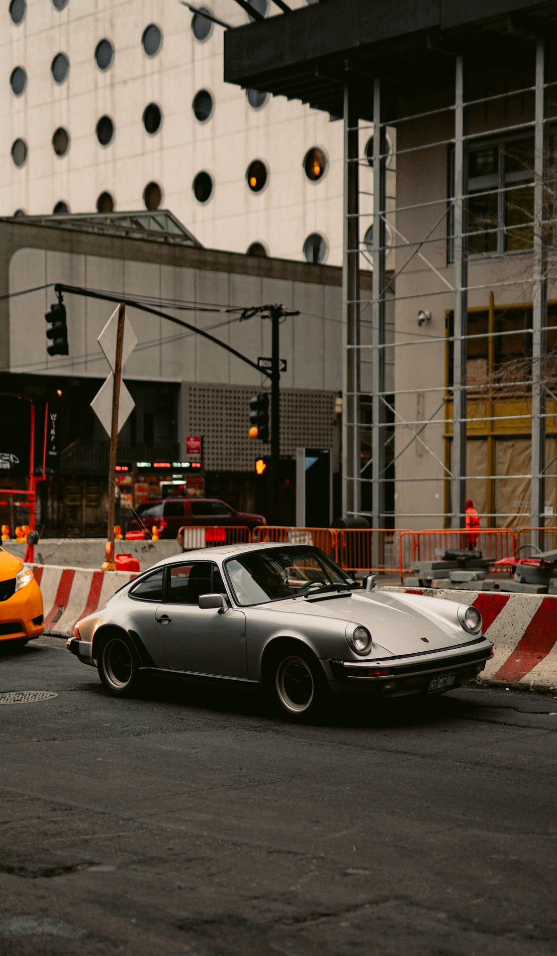 Porsche 911 Retro Vintage City