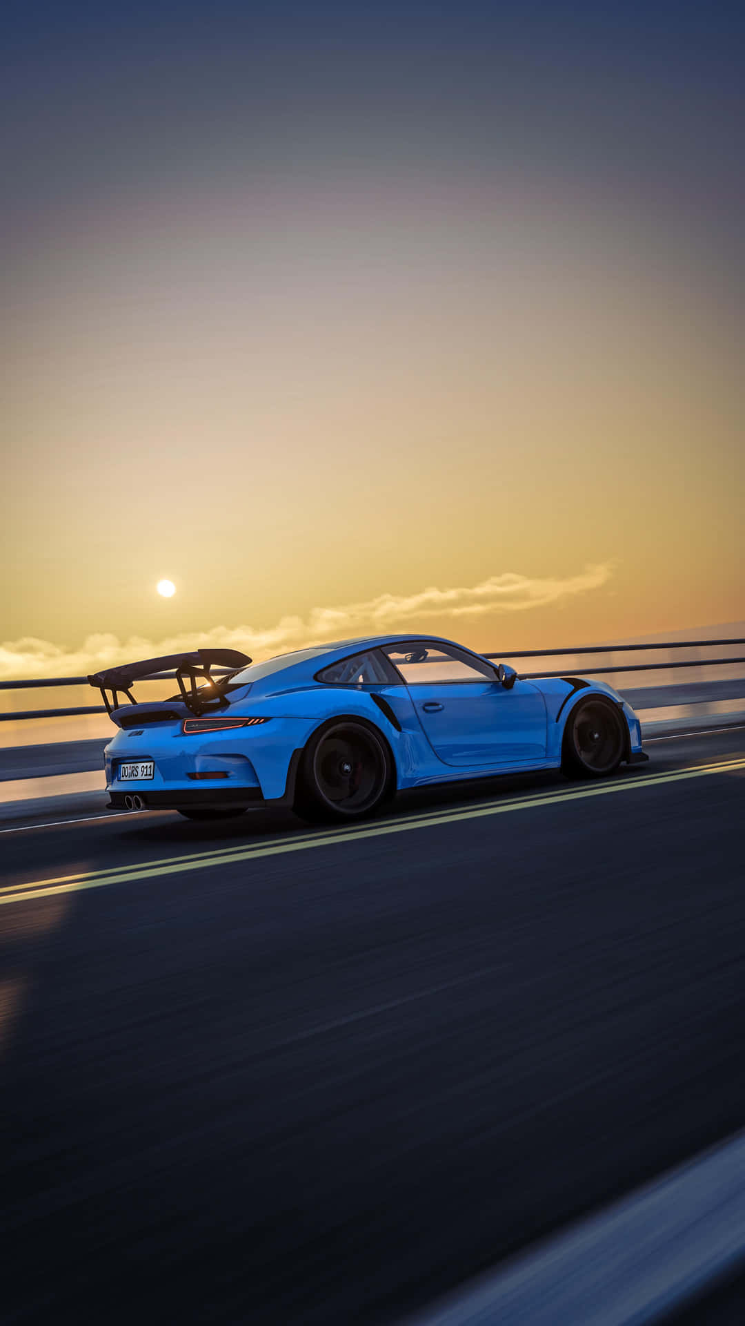 Porsche G T3 R S Sunset Drive Wallpaper