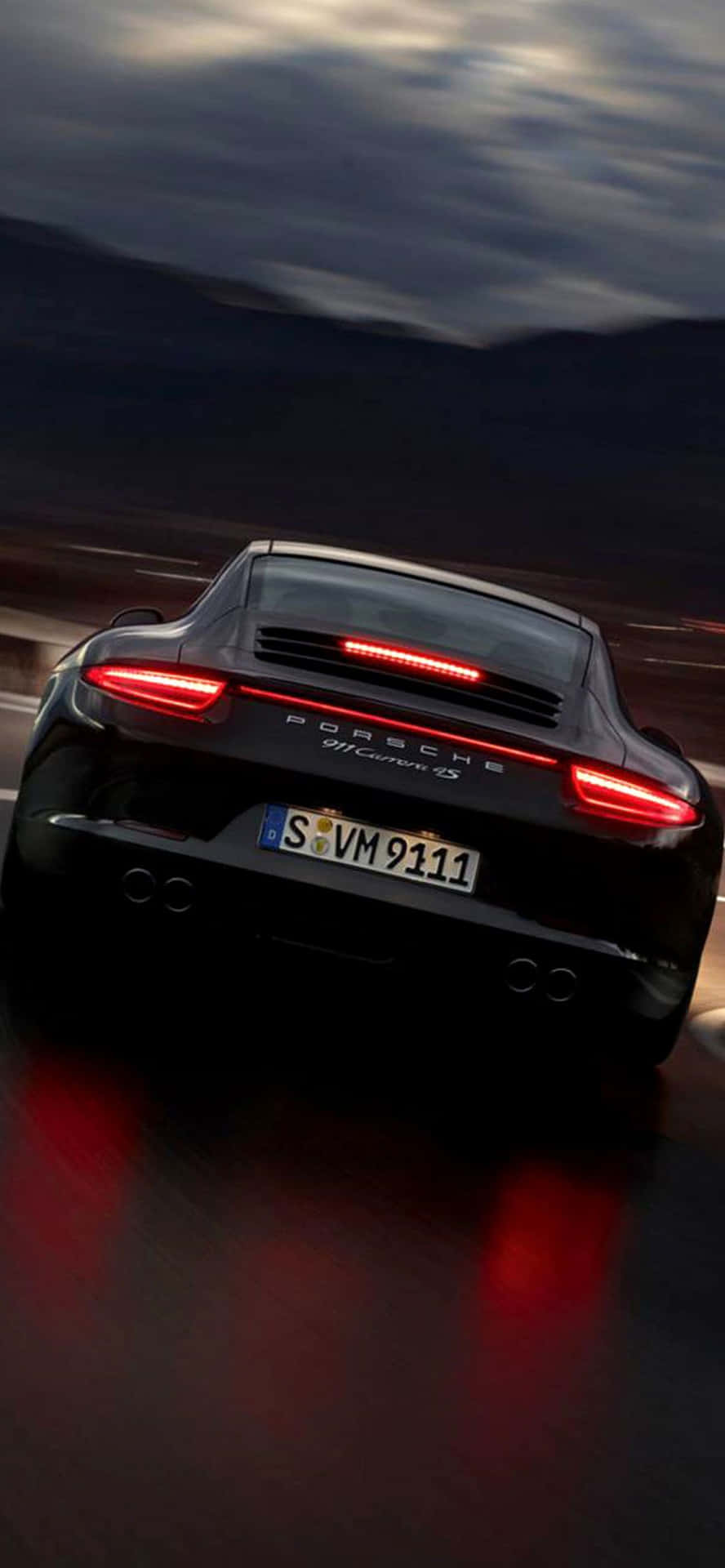 Impresionantefondo De Pantalla De Porsche Para Iphone. Fondo de pantalla