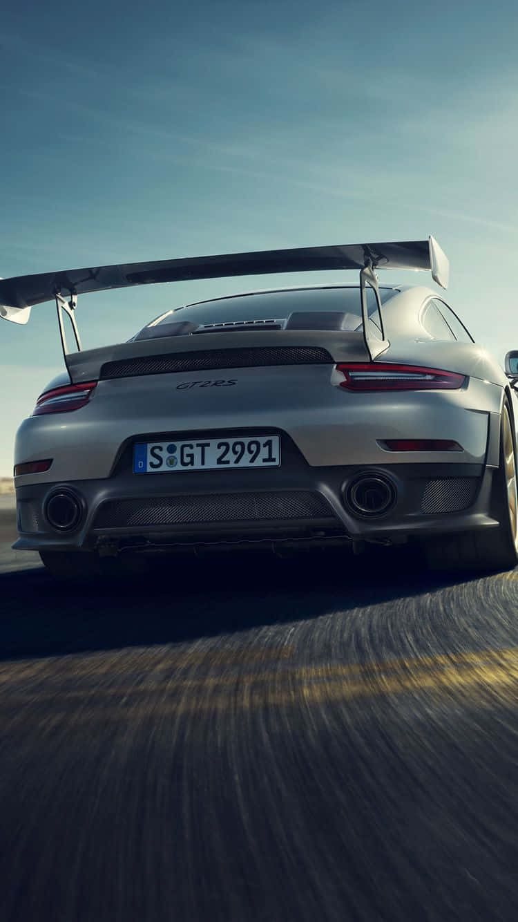 Porsche iPhone Wallpaper with Sleek Sports Car Wallpaper
