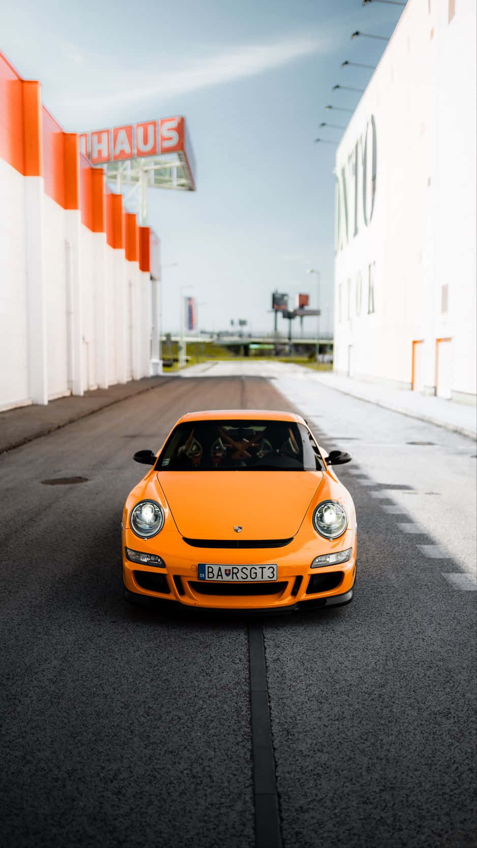 Sientela Velocidad Con El Fondo De Pantalla De Porsche Para Iphone. Fondo de pantalla