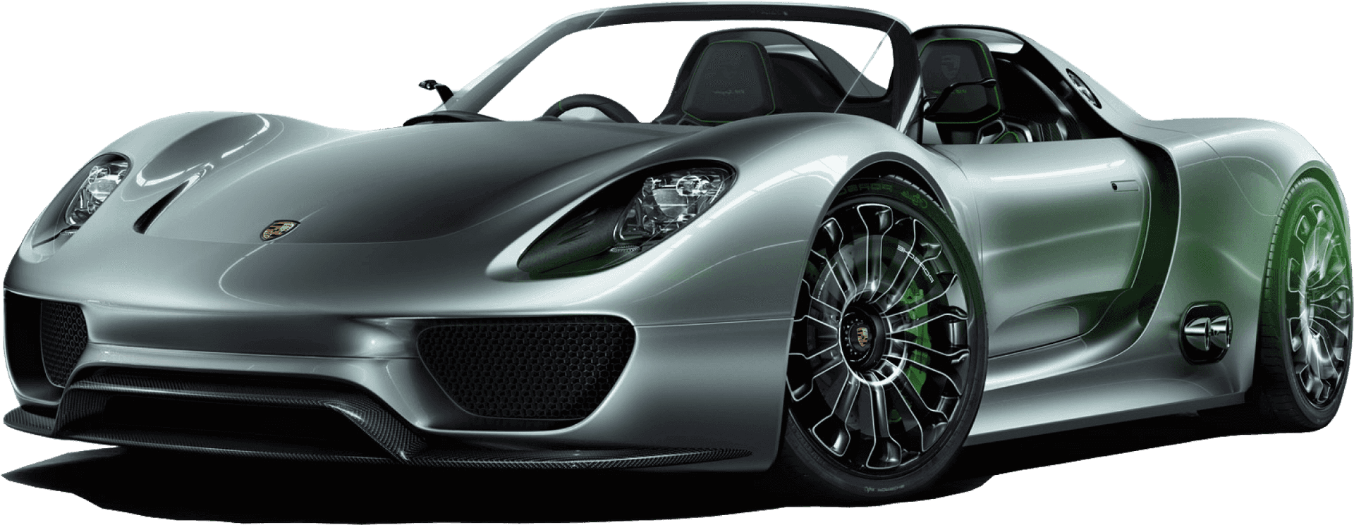 Porsche918 Spyder Side View PNG