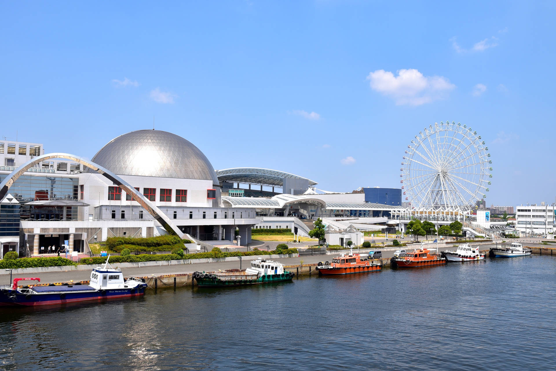 Acquario Pubblico Del Porto Di Nagoya Sfondo