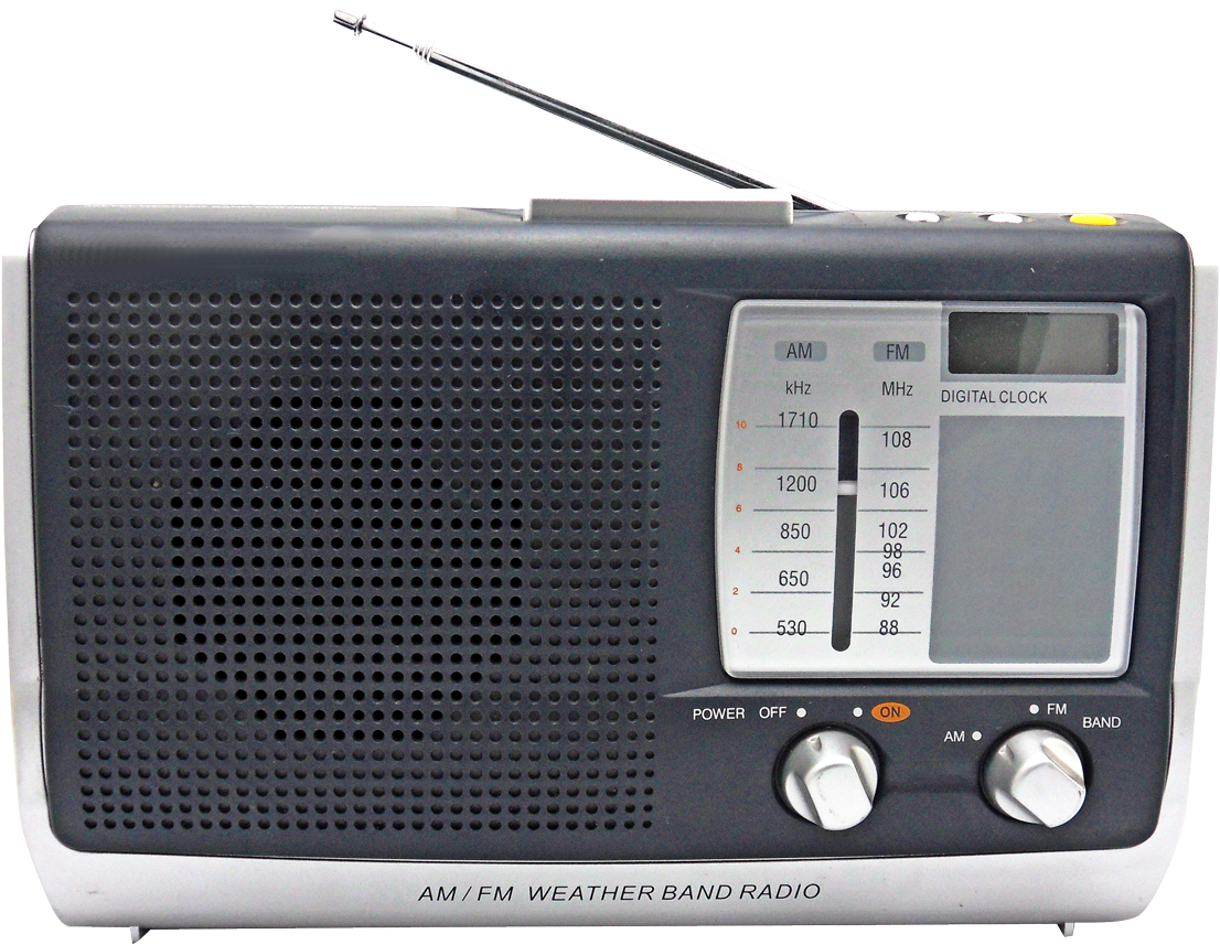 Portable A M F M Weather Band Radio PNG