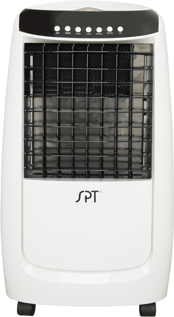 Portable Air Cooler White Product Image PNG