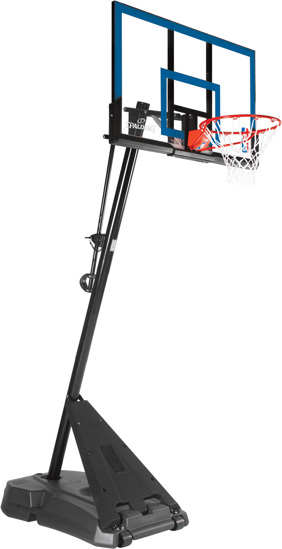 Portable Basketball System Spalding PNG