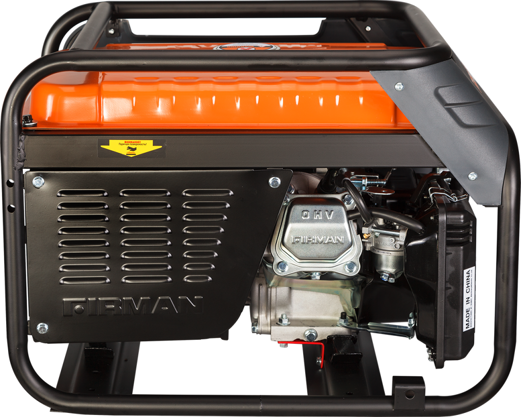 Portable Generator Orange Black PNG