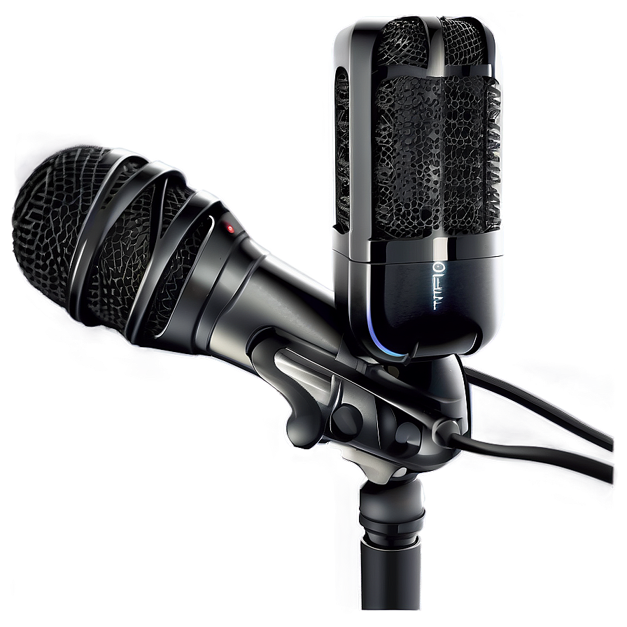 Portable Podcasting Microphone Png Yhm PNG