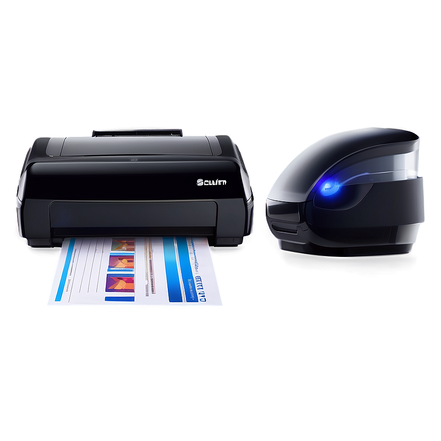 Portable Printer Drawing Png 06122024 PNG