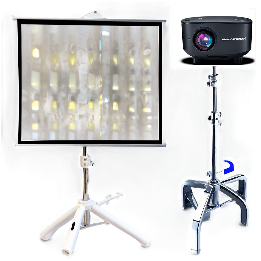 Portable Projector With Stand Png Sdg PNG