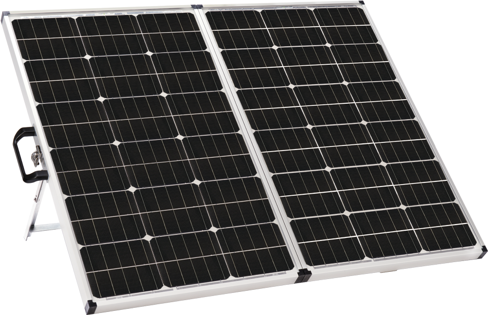Portable Solar Panel Setup PNG