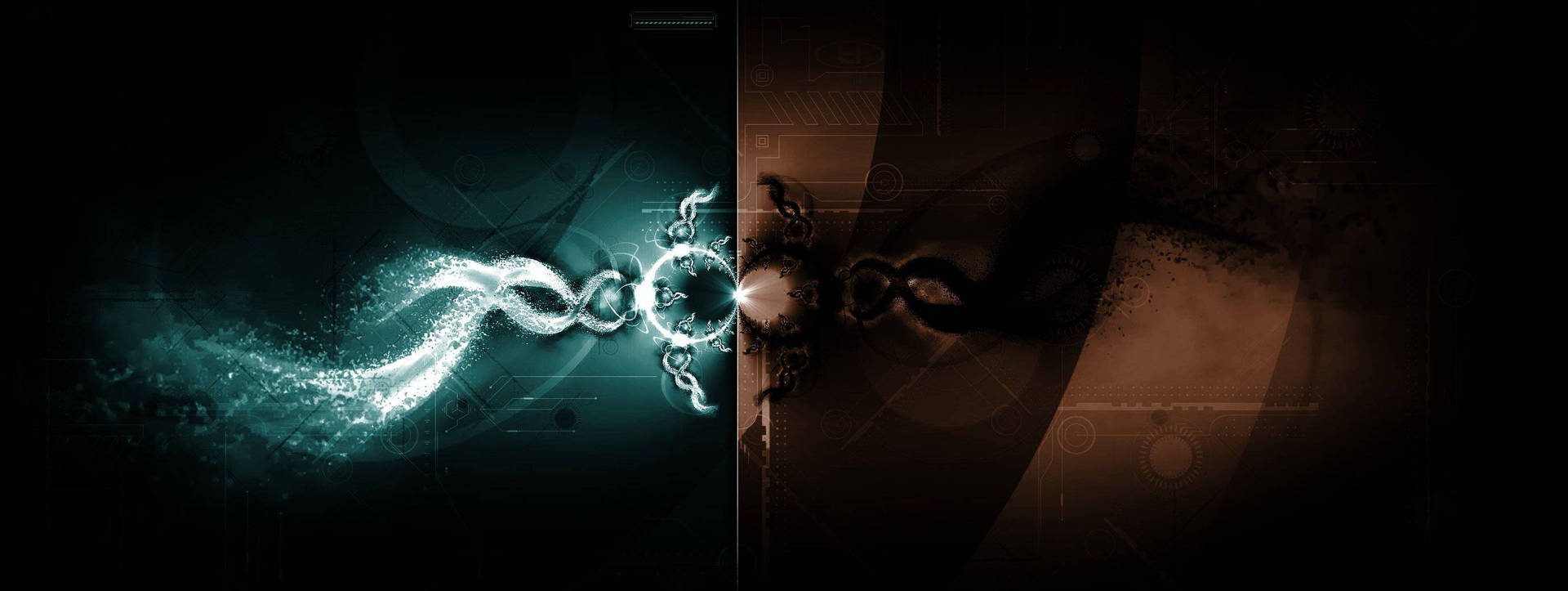 Gördig Redo För Portal 2 Dual Screen-upplevelsen! Wallpaper