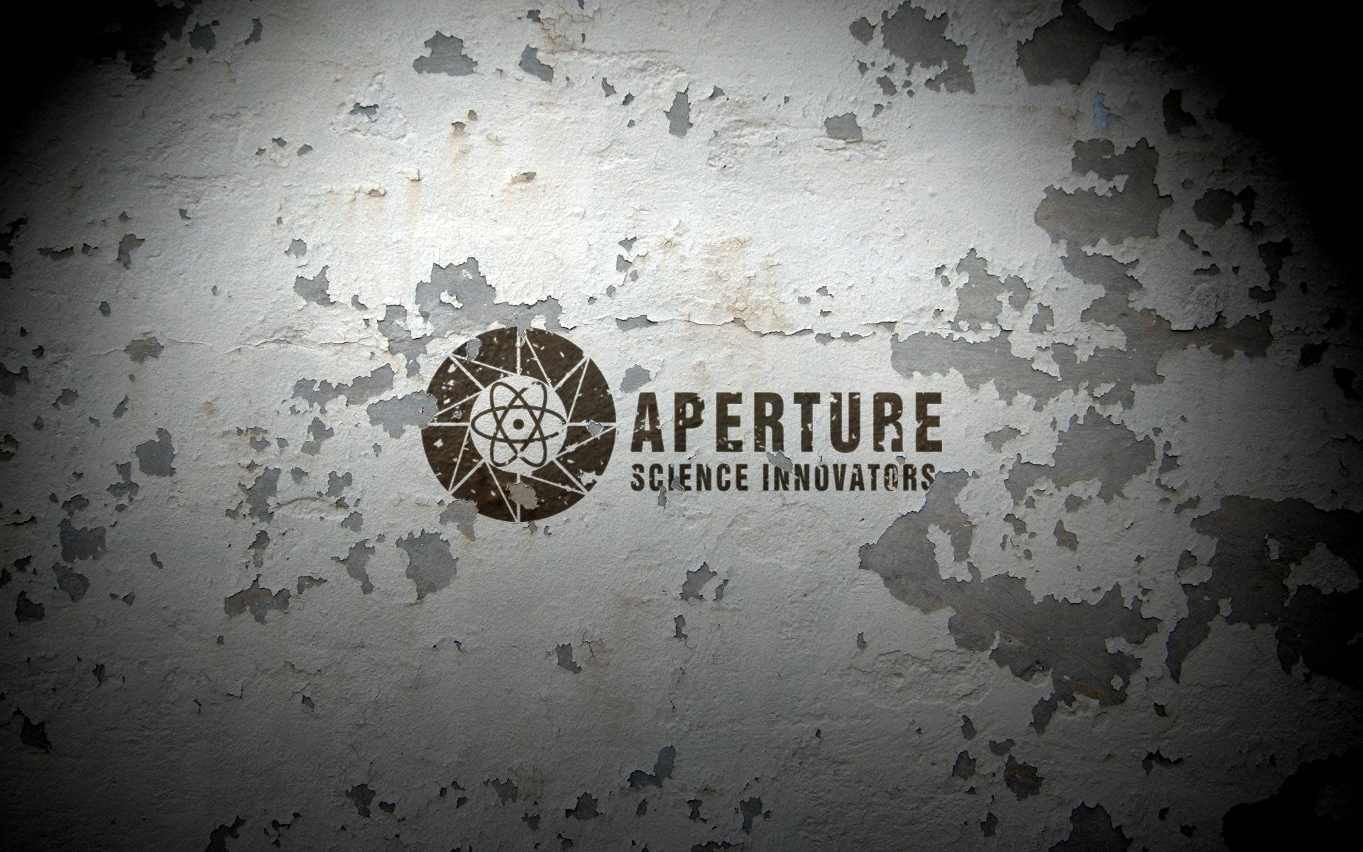 Aperture Laboratories Logo Portal 2 Dual Screen Wallpaper