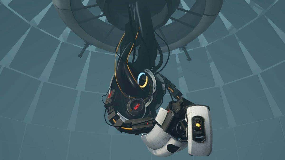 Portal Characters Uniting in an Exciting Adventure Wallpaper