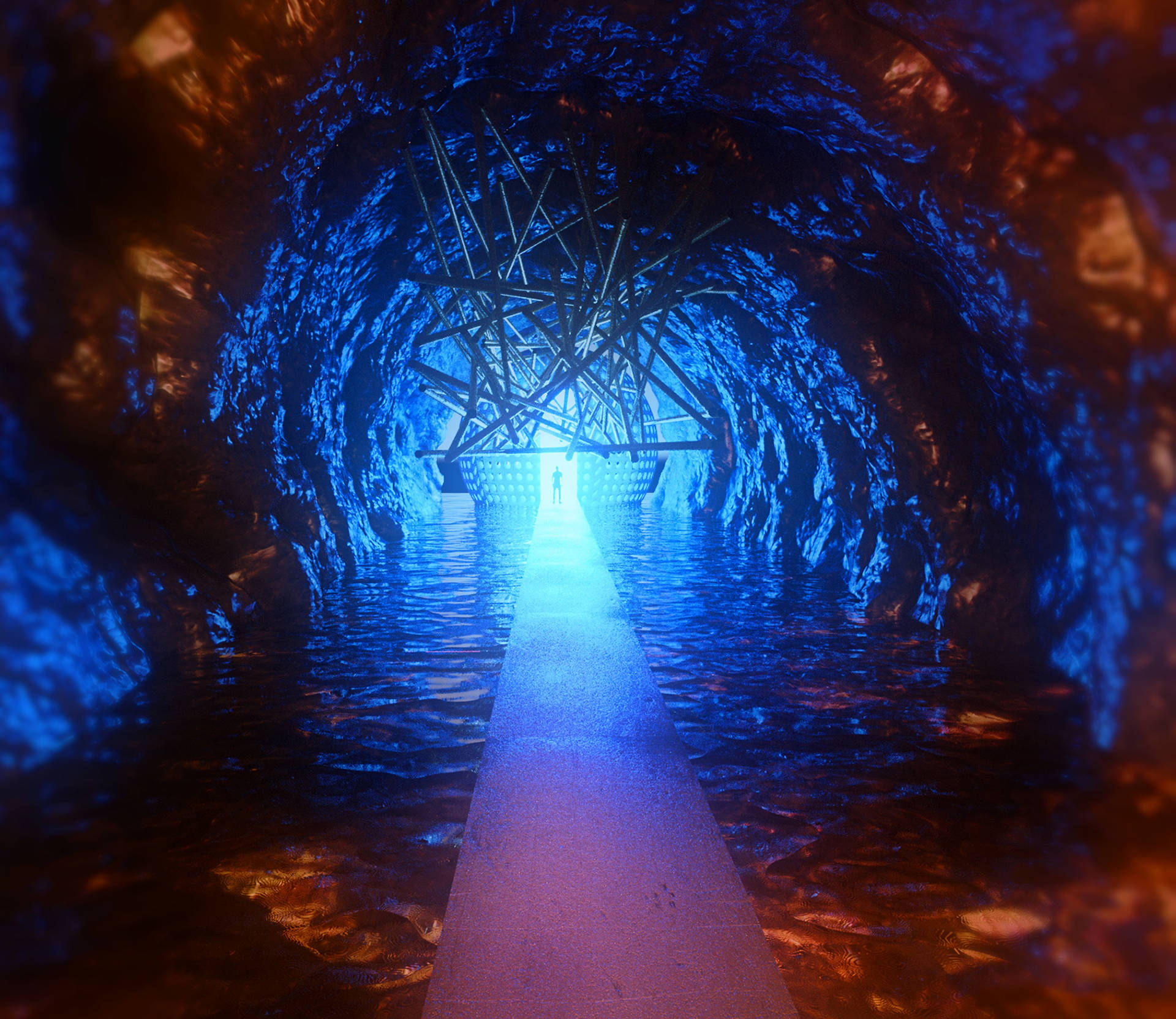 Portal In A Tunnel
