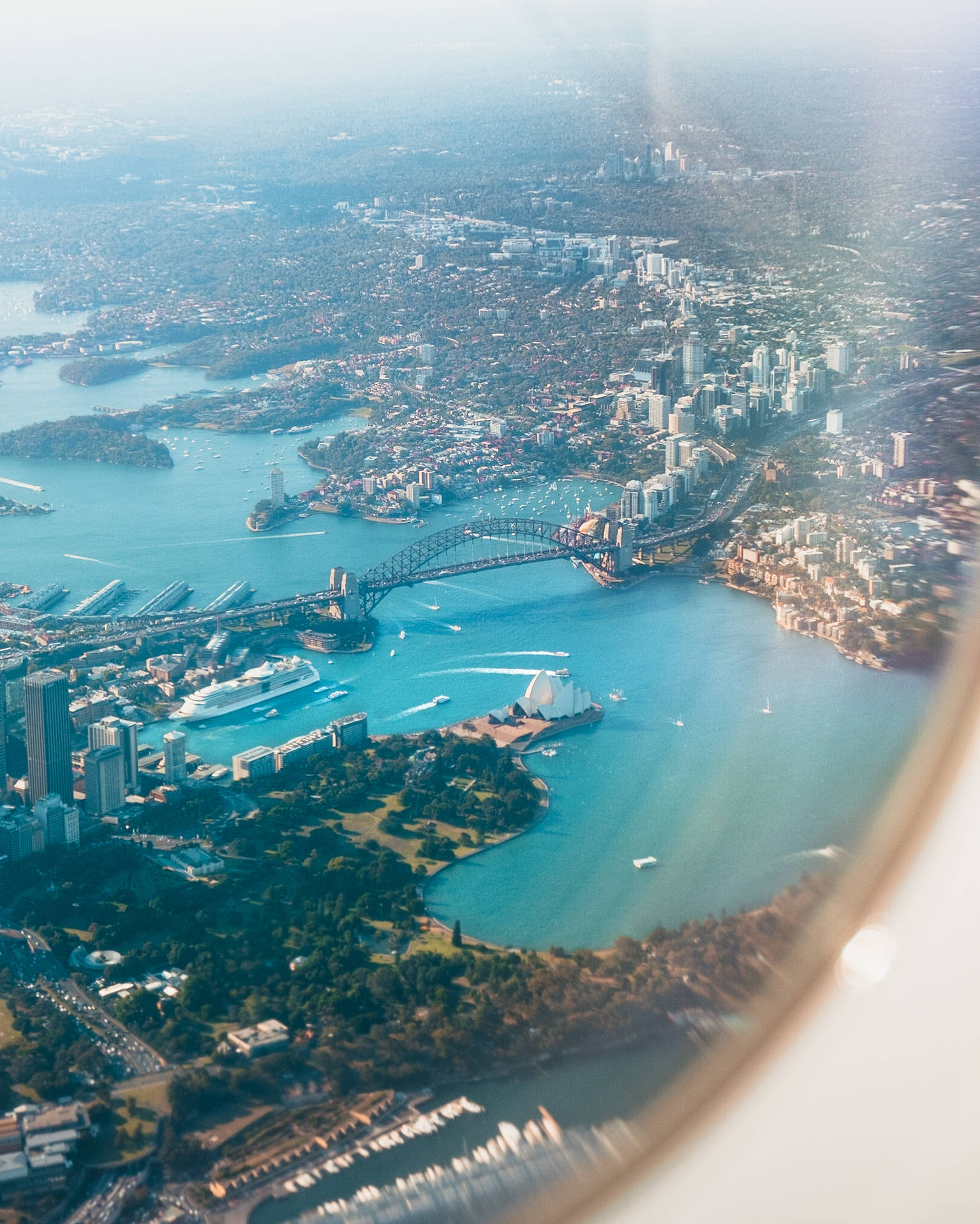 Porthole View Of Sydney Australia