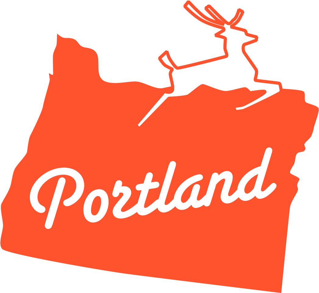 Portland Oregon Outline Graphic PNG