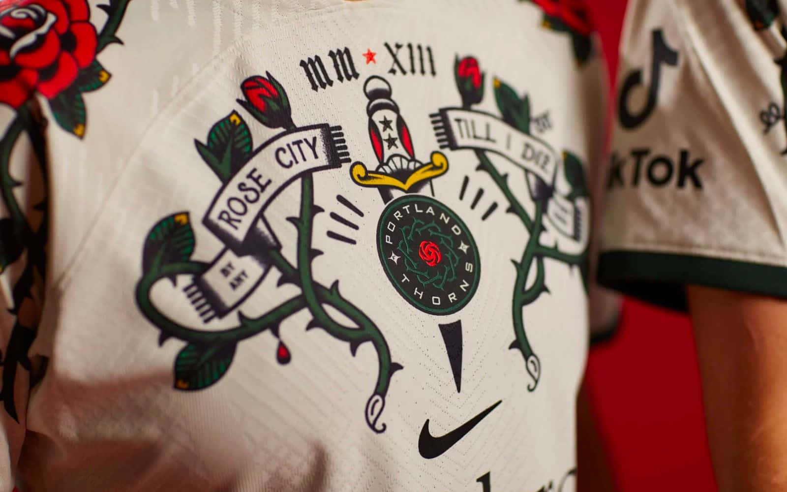 Portland Thorns Fc Shirt Details Achtergrond