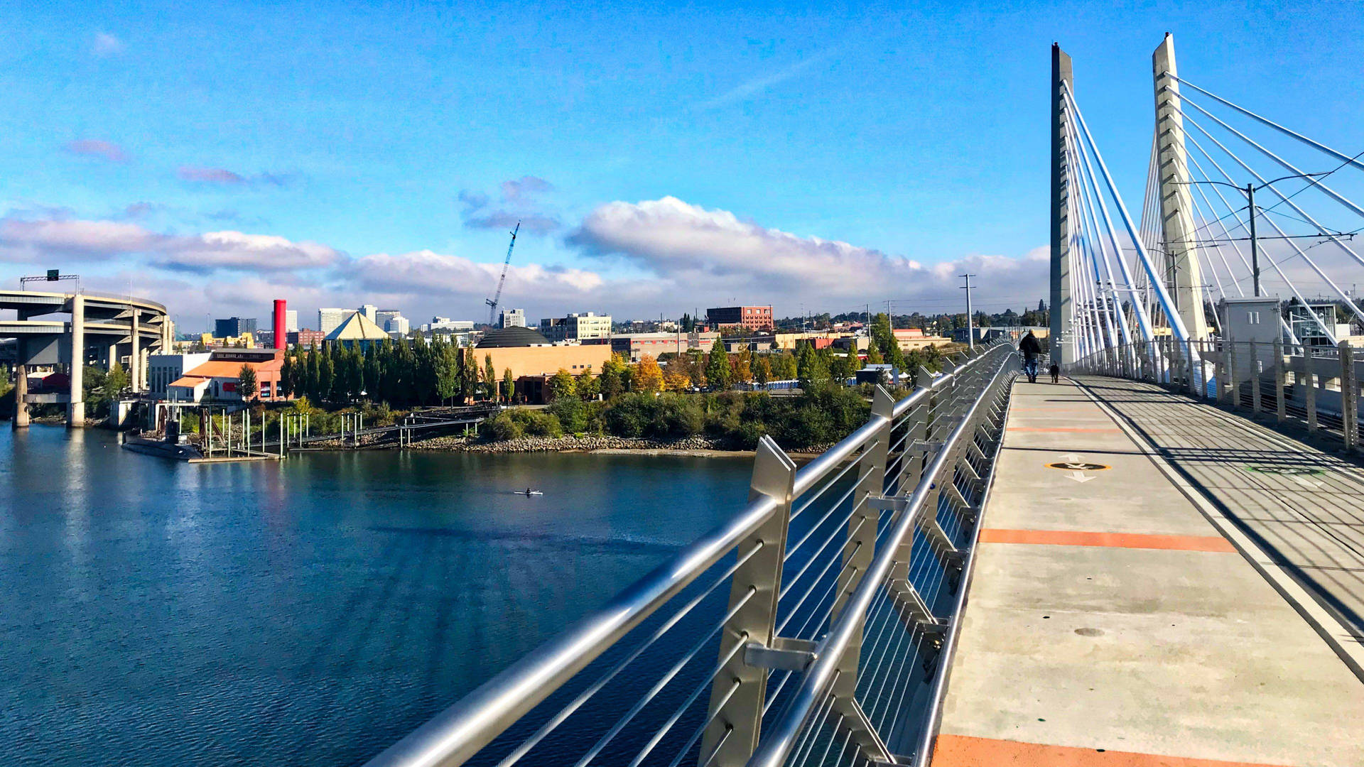 Portland Tilikum Crossing Brücke Wallpaper