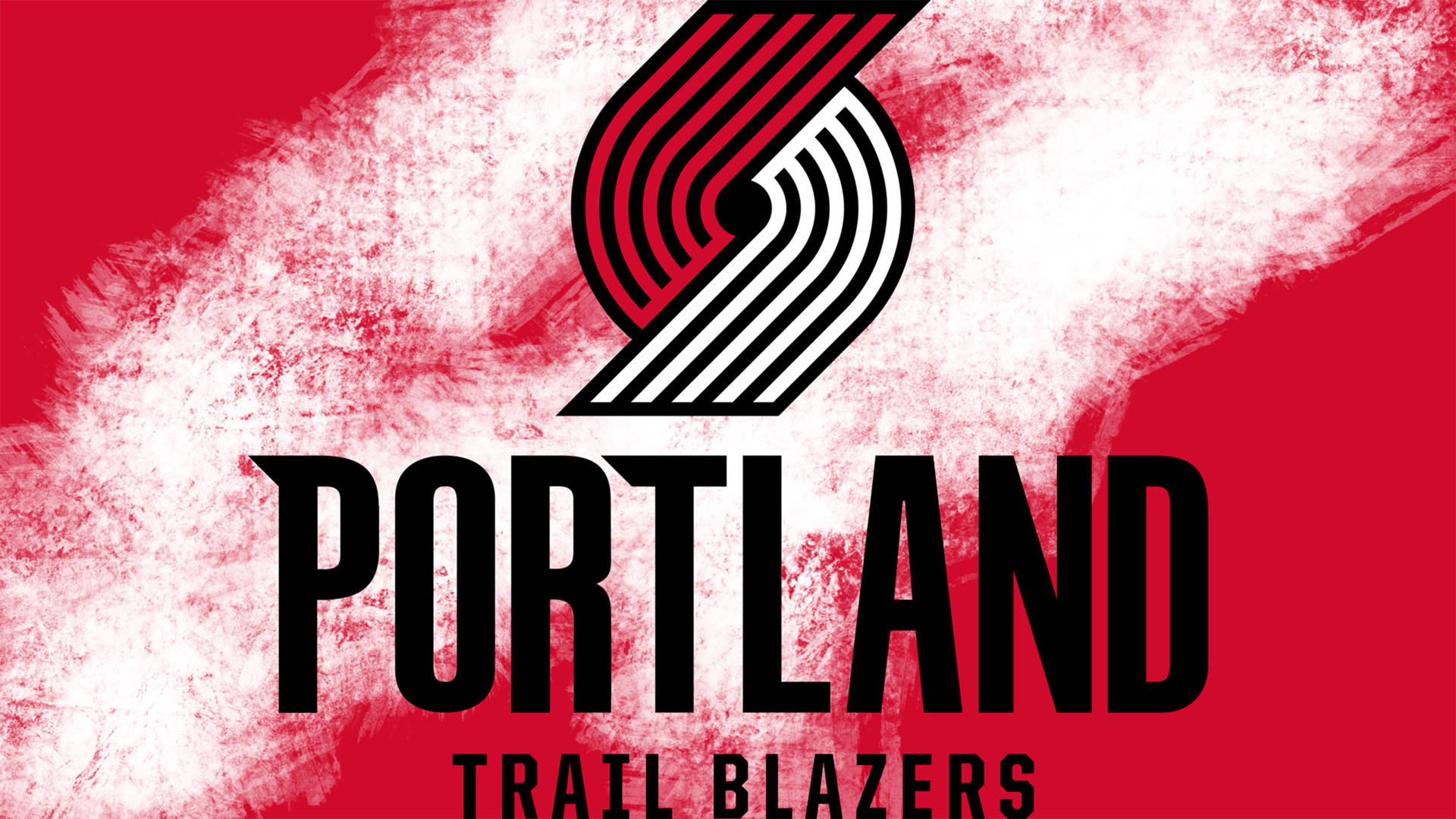 Portland Trail Blazers Reddish White Background Wallpaper