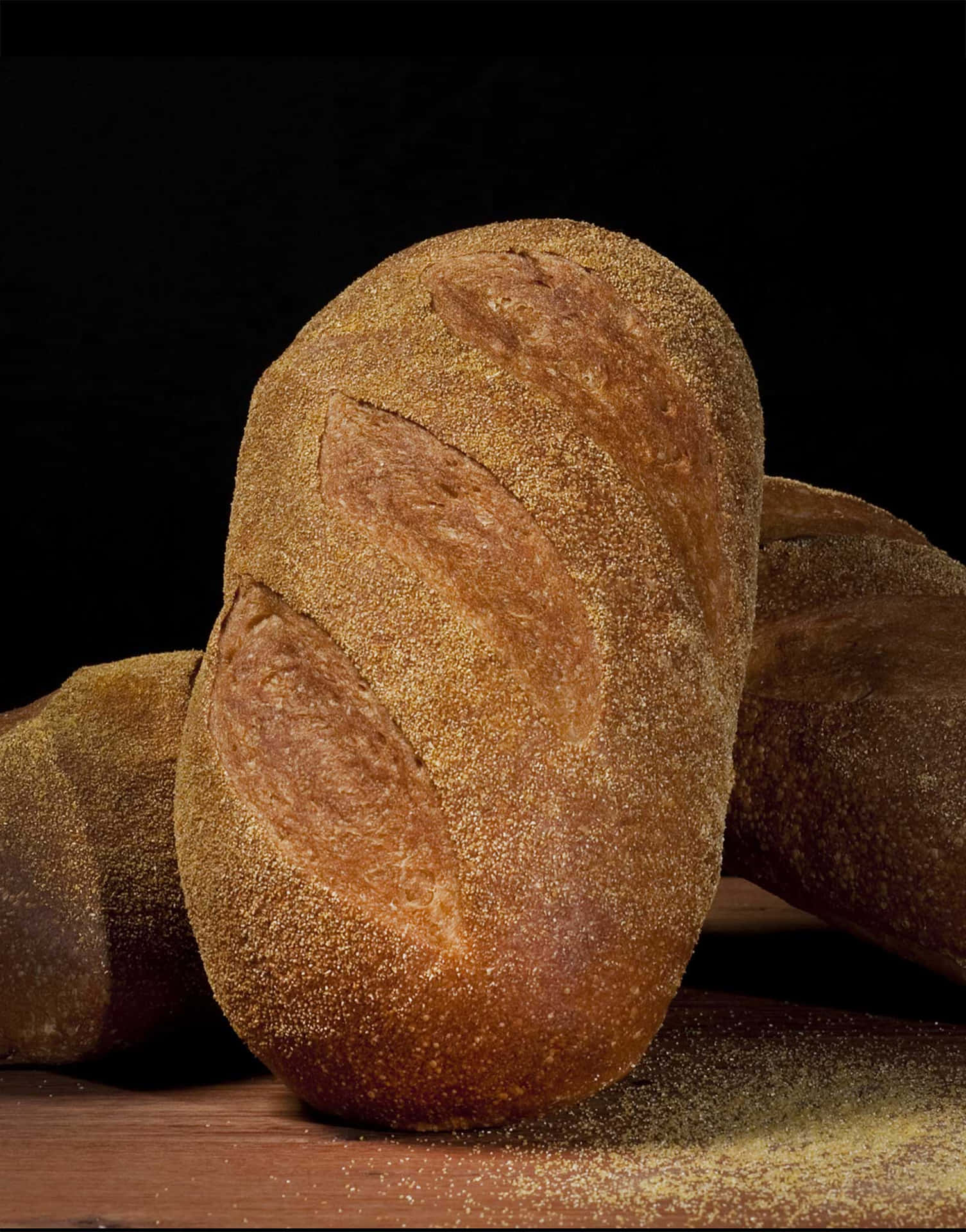 Portrait Crusty Bread Wallpaper