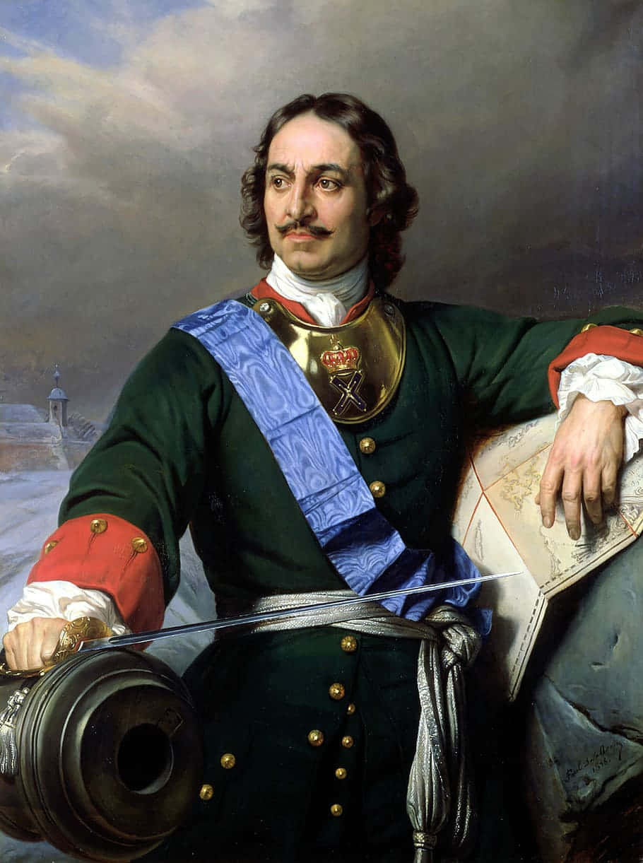 Portrait Of A Tremendous Russian Emperor Wallpaper