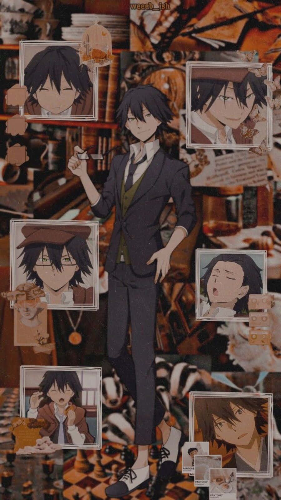 "portrait Of Acclaimed Japanese Author: Ranpo Edogawa" Wallpaper