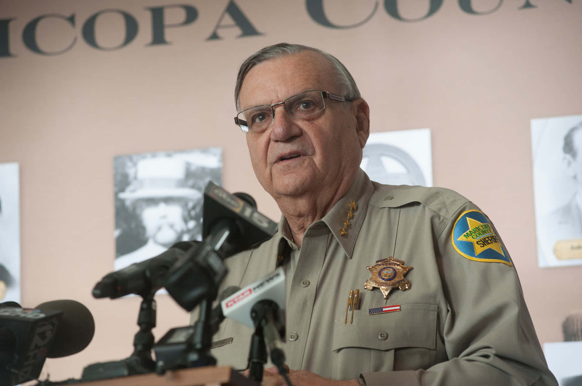 Portrait Of Joe Arpaio, Former Maricopa County Sheriff Wallpaper