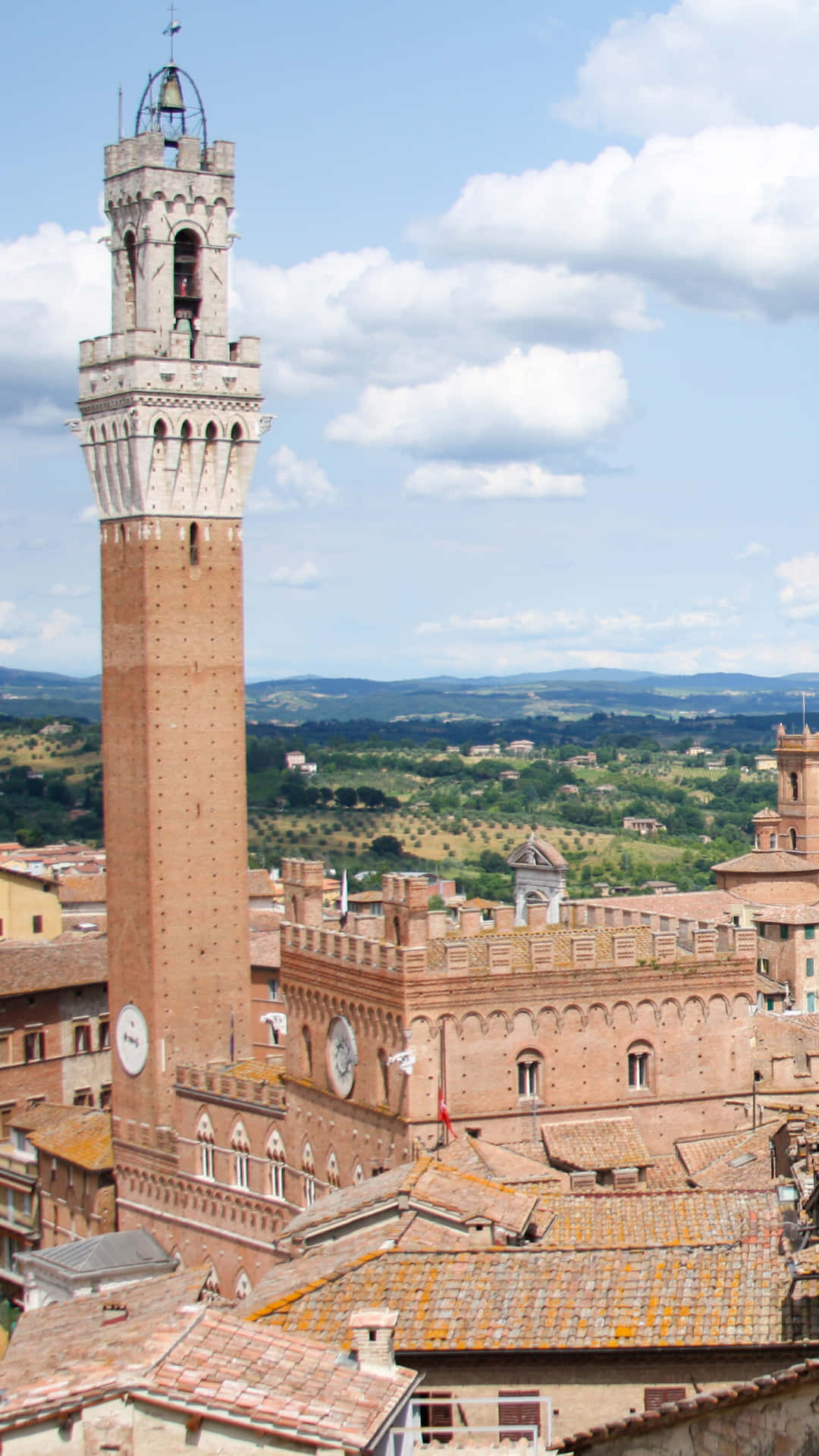 Portrait Of Torre Del Mangia In Siena Picture