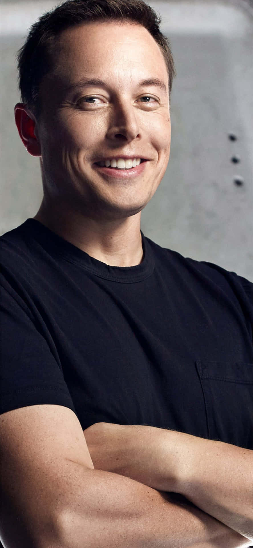 Portrait Photography Elon Musk Smiling Wallpaper