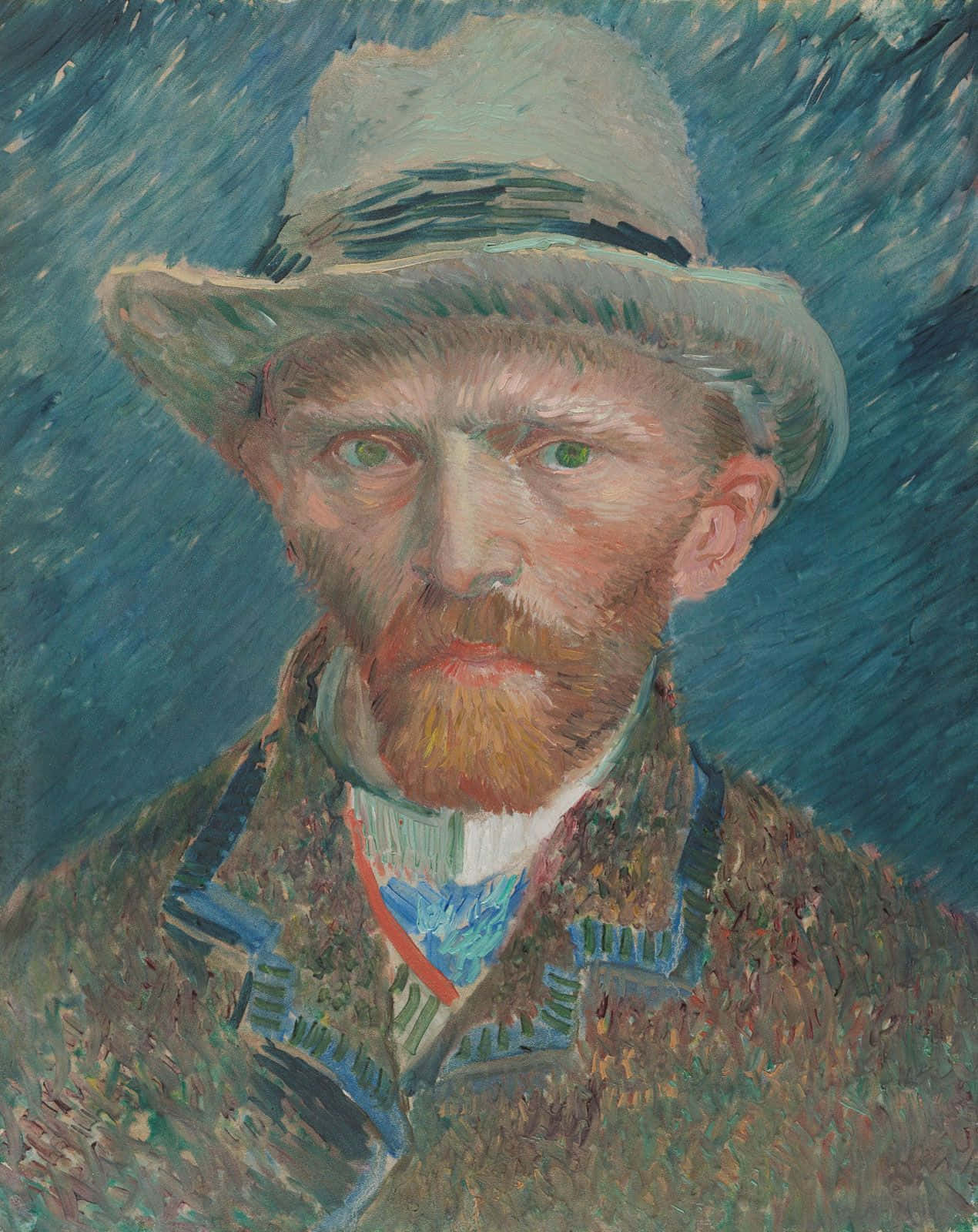 Imagemde Retrato De Vincent Van Gogh Para Papel De Parede De Computador Ou Celular.