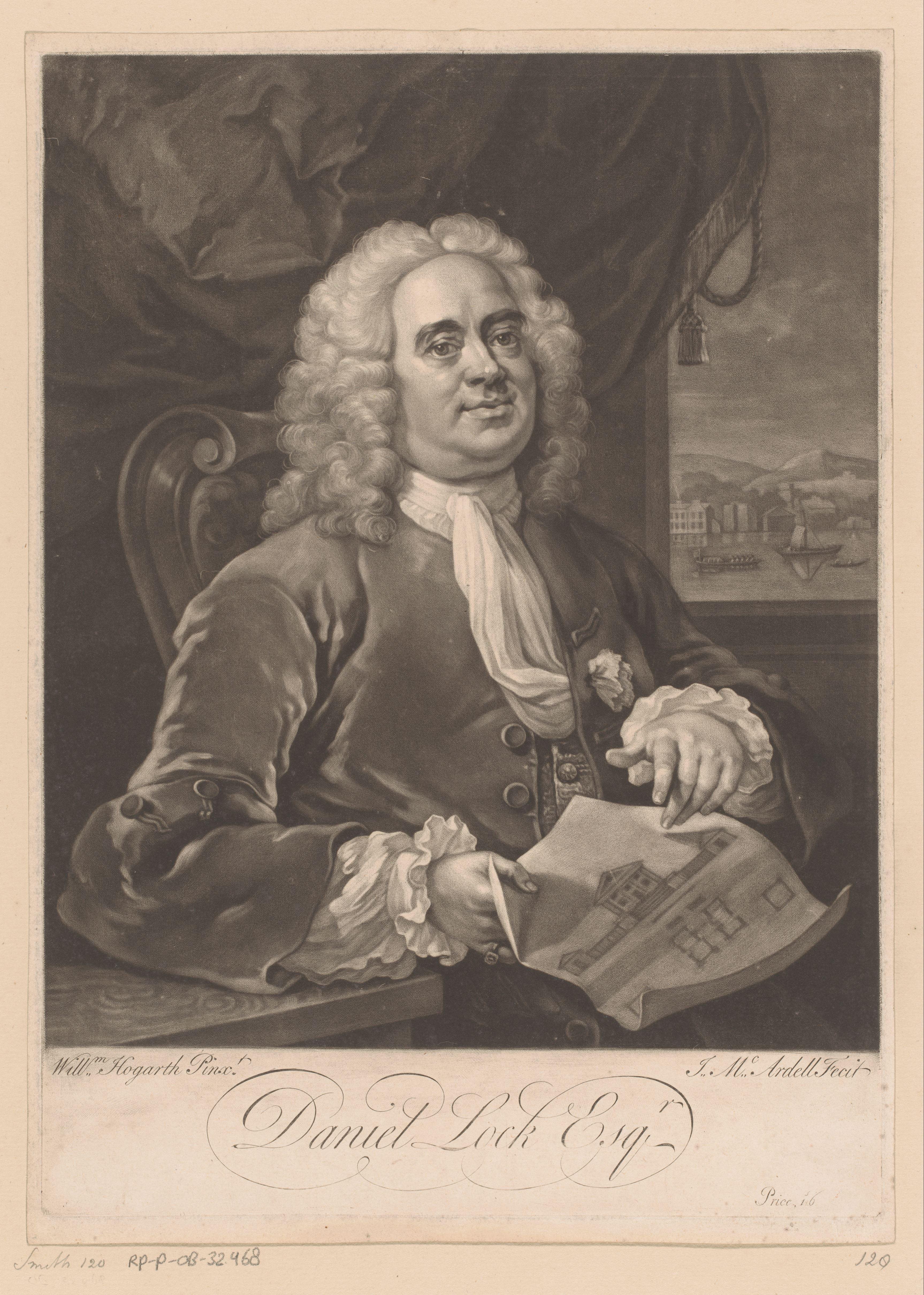 Portret van Daniel Lock Wallpaper