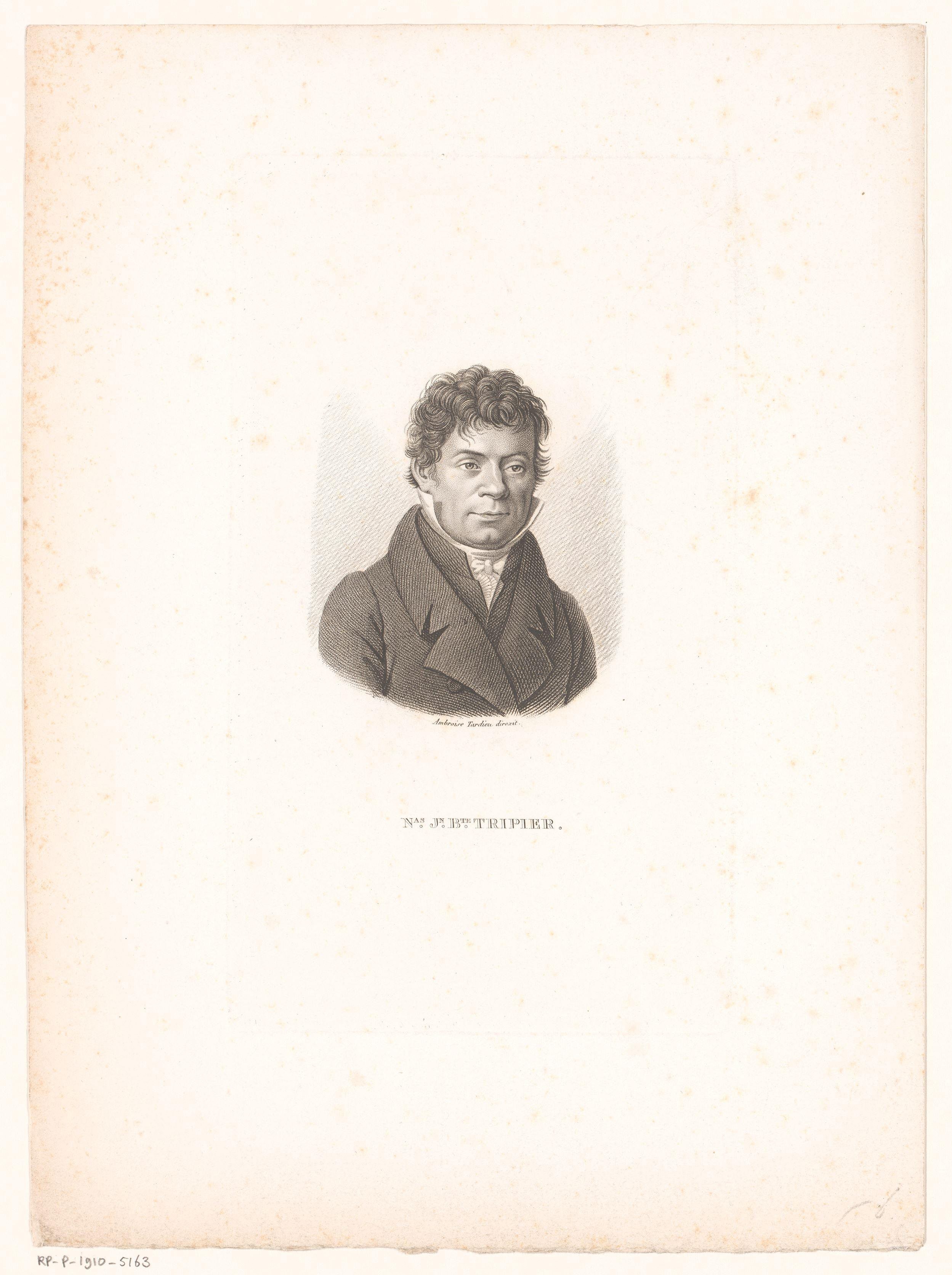 Portret van Nicolas Tripier Wallpaper