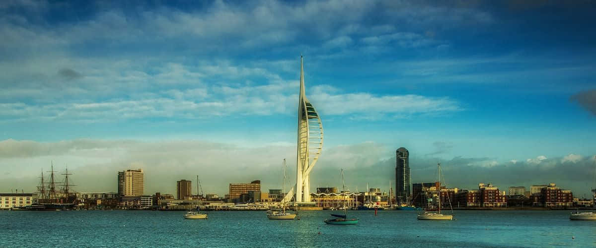 Portsmouth Spinnaker Tower Skyline Wallpaper