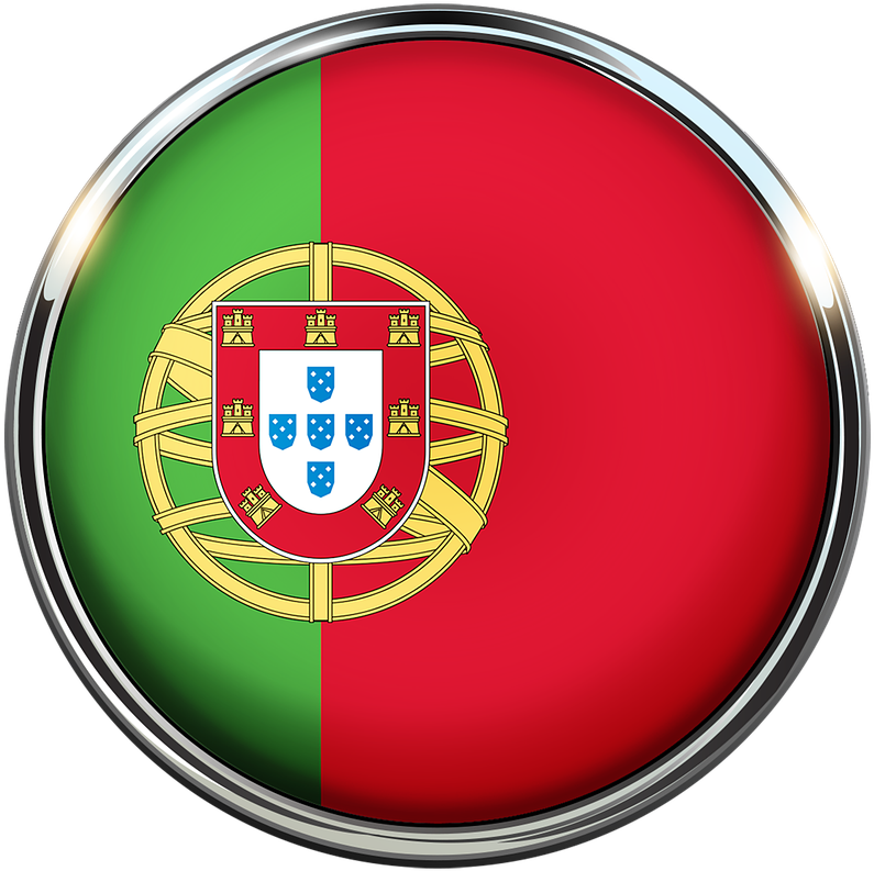 Portugal National Emblem Button PNG