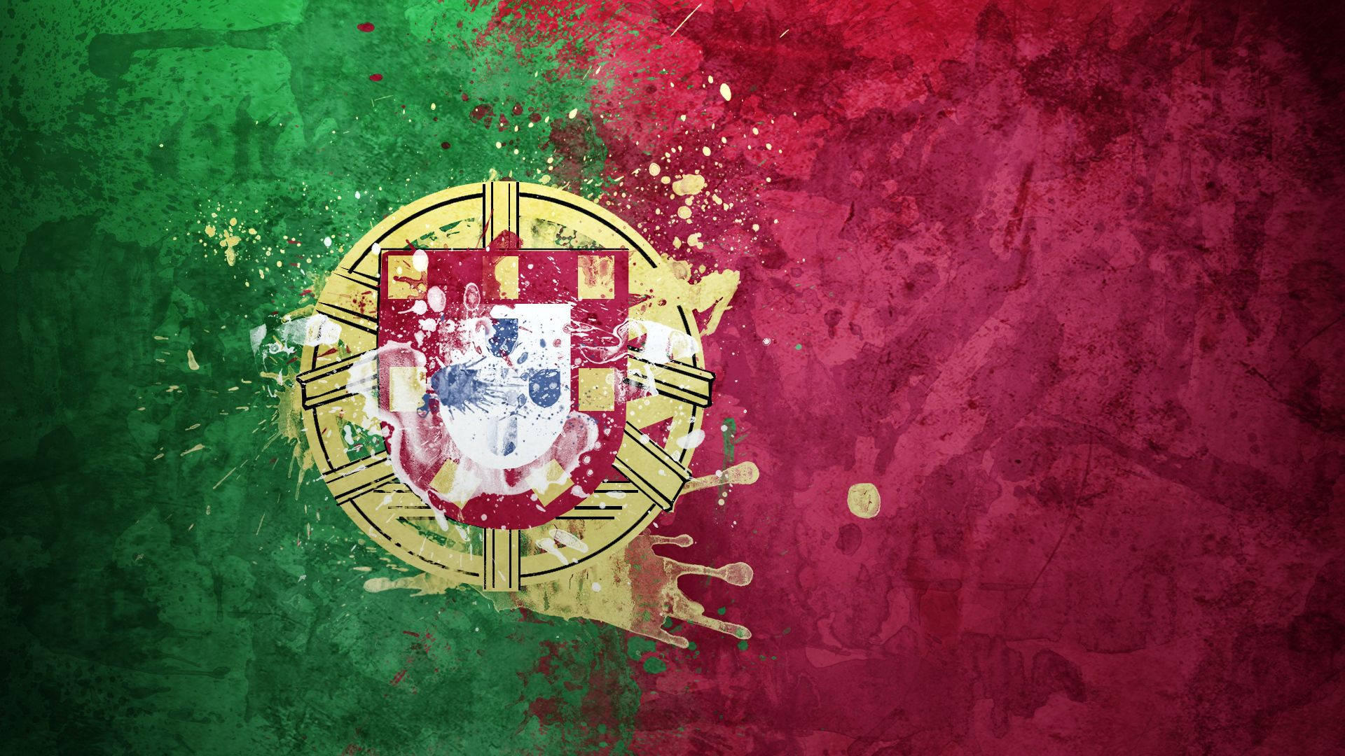 Portugal National Flag Wallpaper
