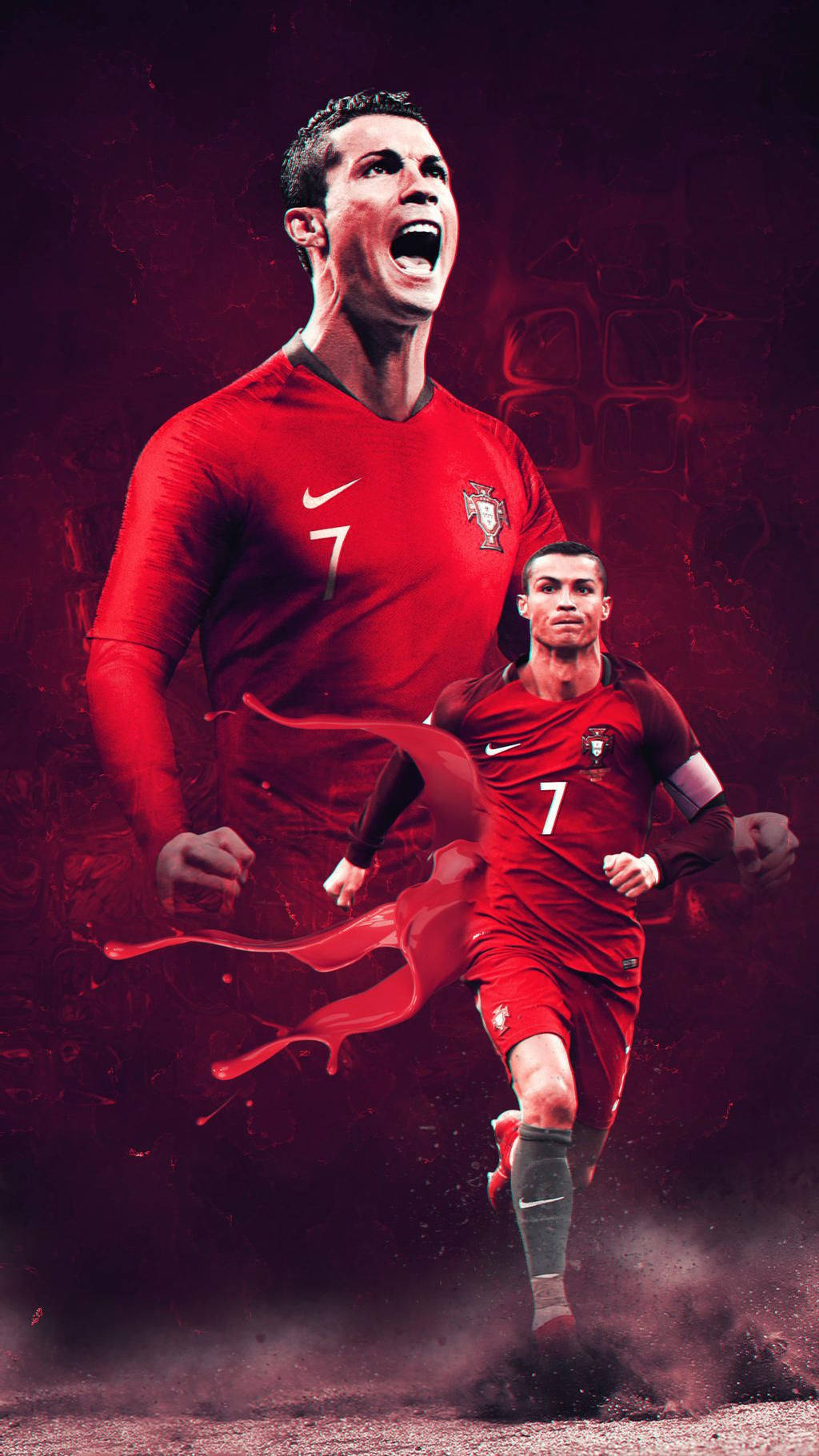 Portugal National Football Team Captain Artwork Wallpaper