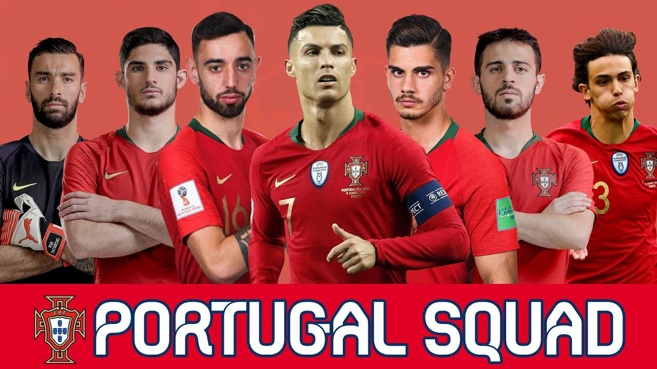 Squadra Nazionale Di Calcio Del Portogallo Sfondo