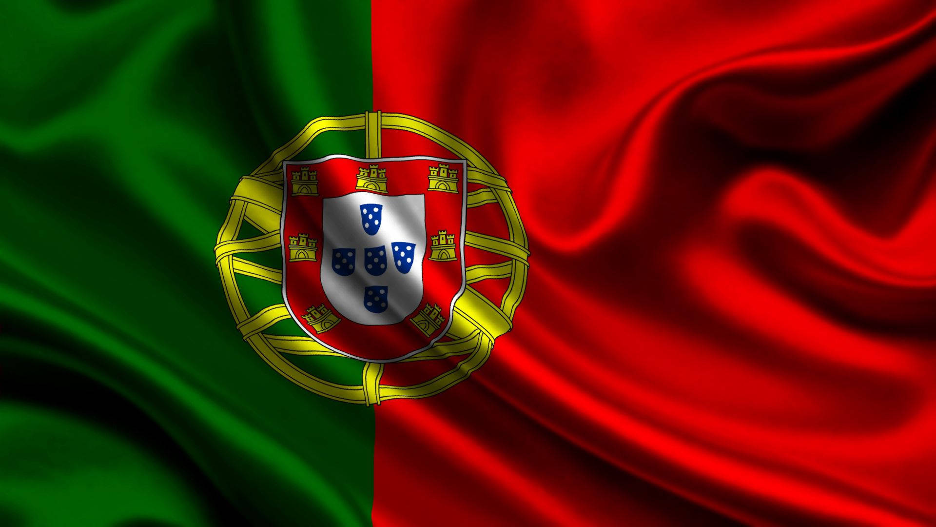 Portugal Silk Flag Wallpaper