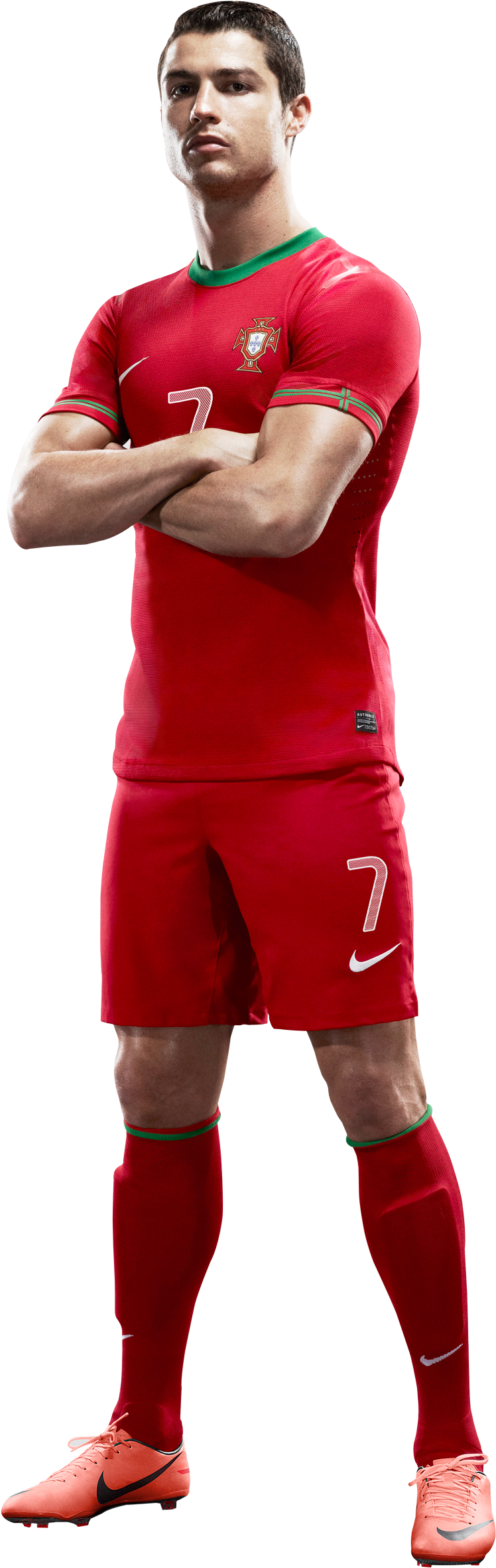 Portugal Soccer Player Pose PNG