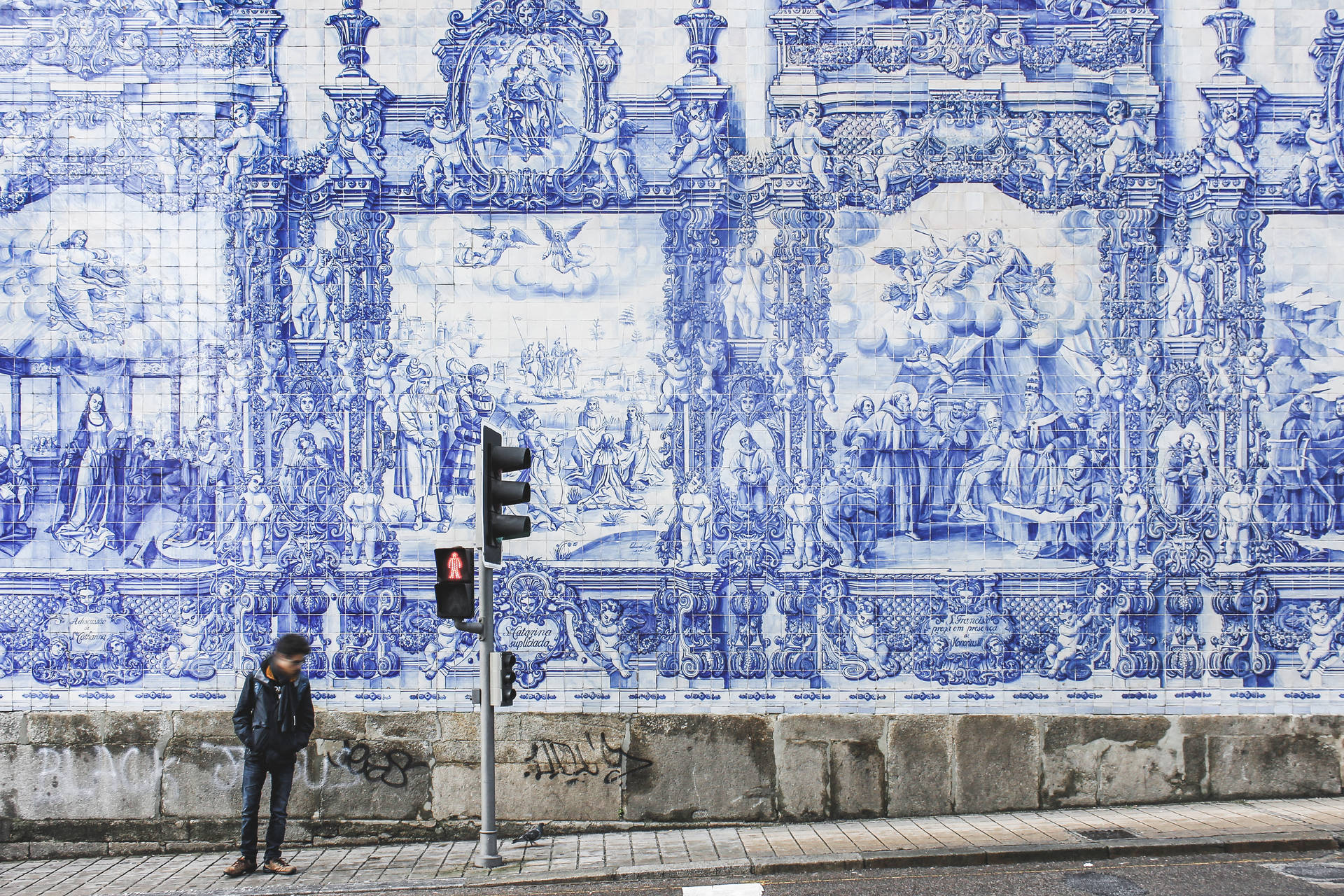 Portugal Trainee Tile Arbejde Wallpaper