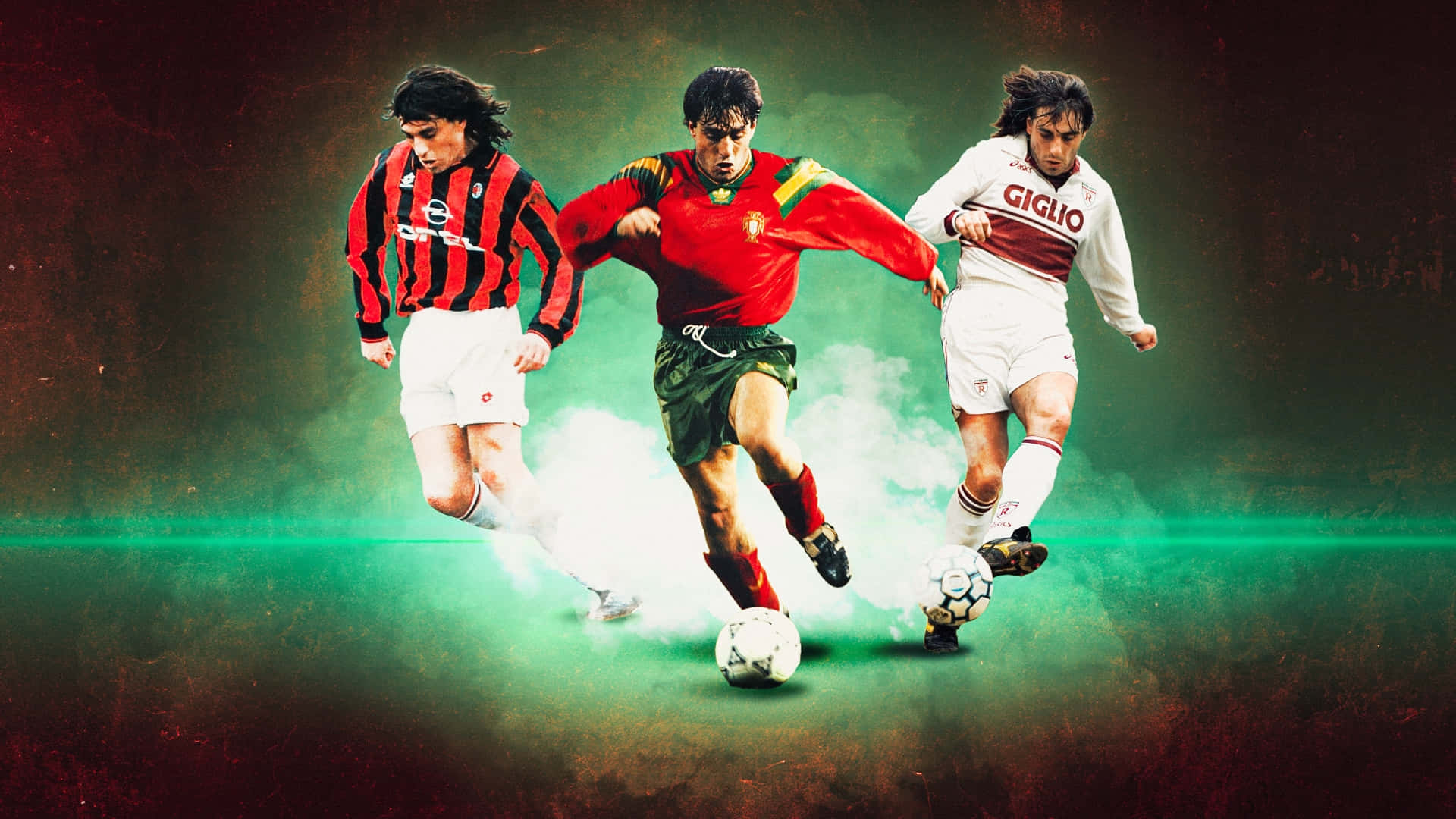 Portuguese Football Player Paulo Futre Poster Wallpaper