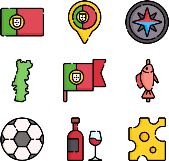Portuguese Symbols Collection PNG