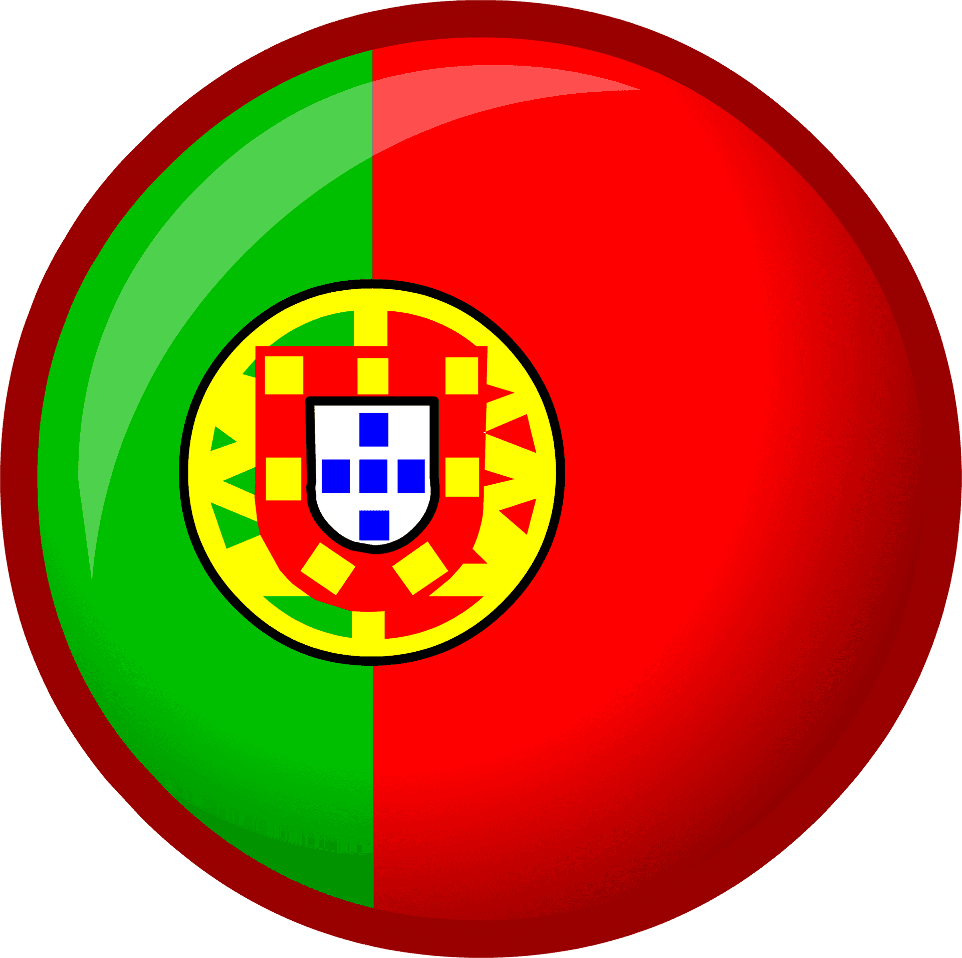 Portuguese_ Flag_ Button PNG
