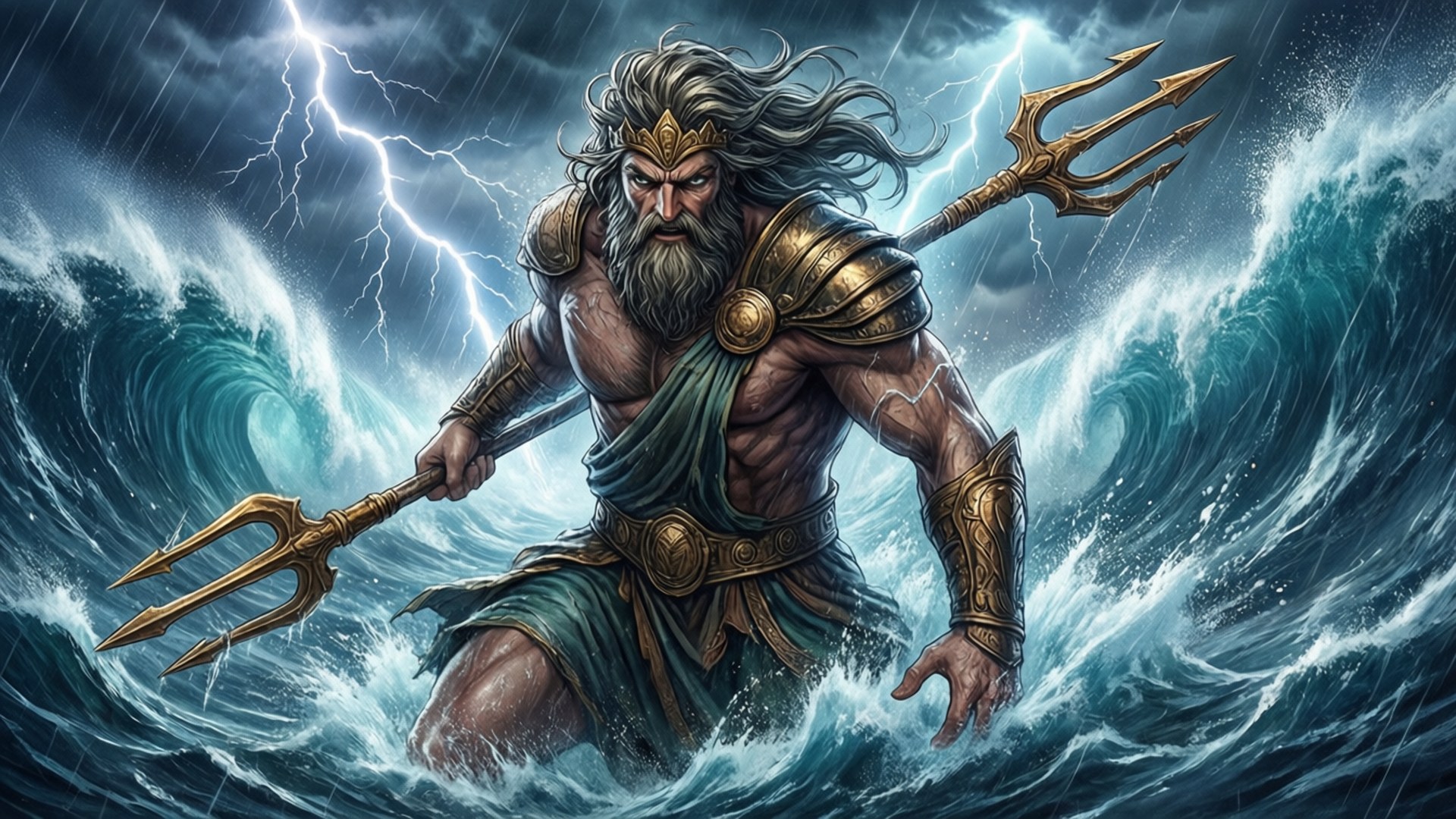 Poseidon Bangkit Wallpaper